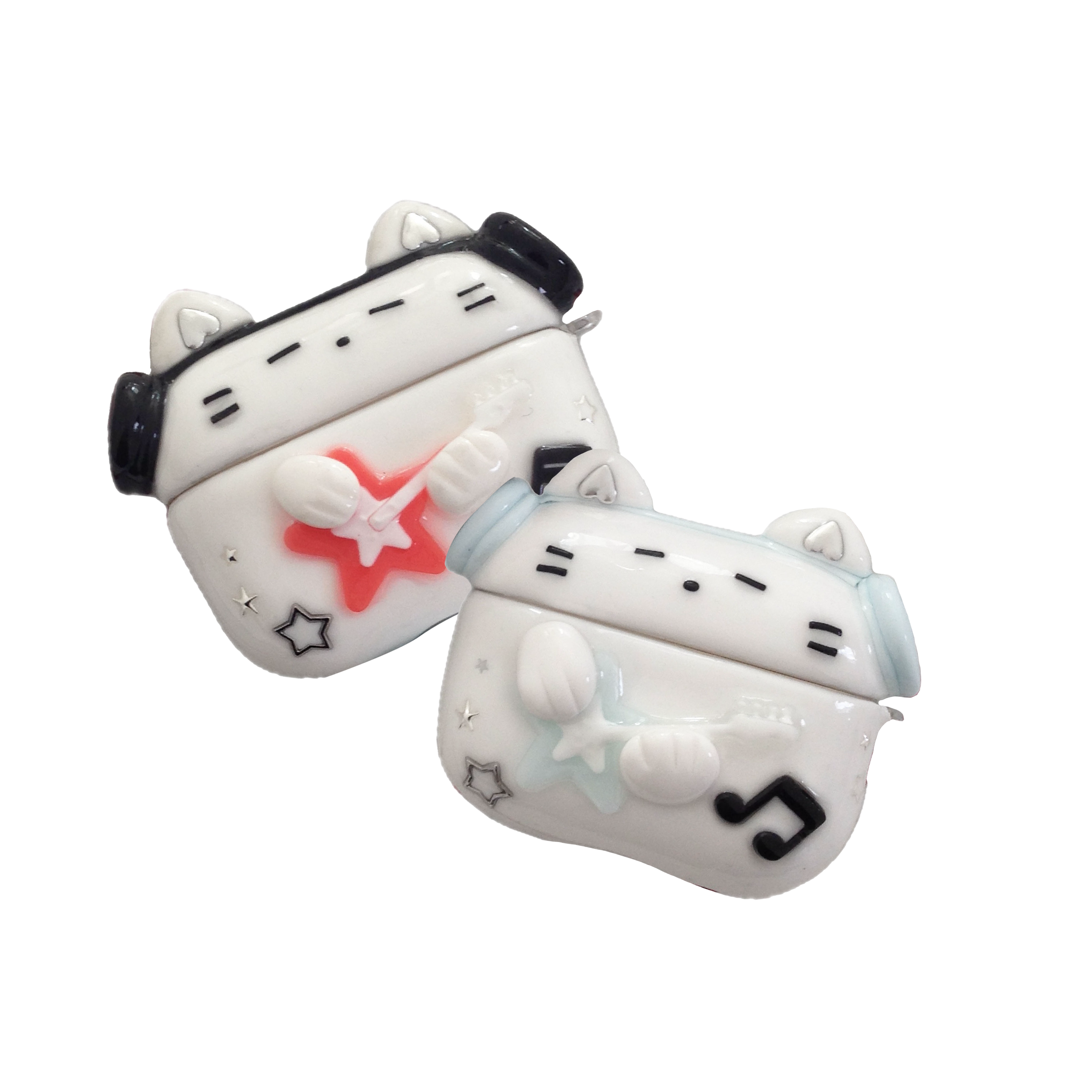 Rockstar Cat AirPods Case