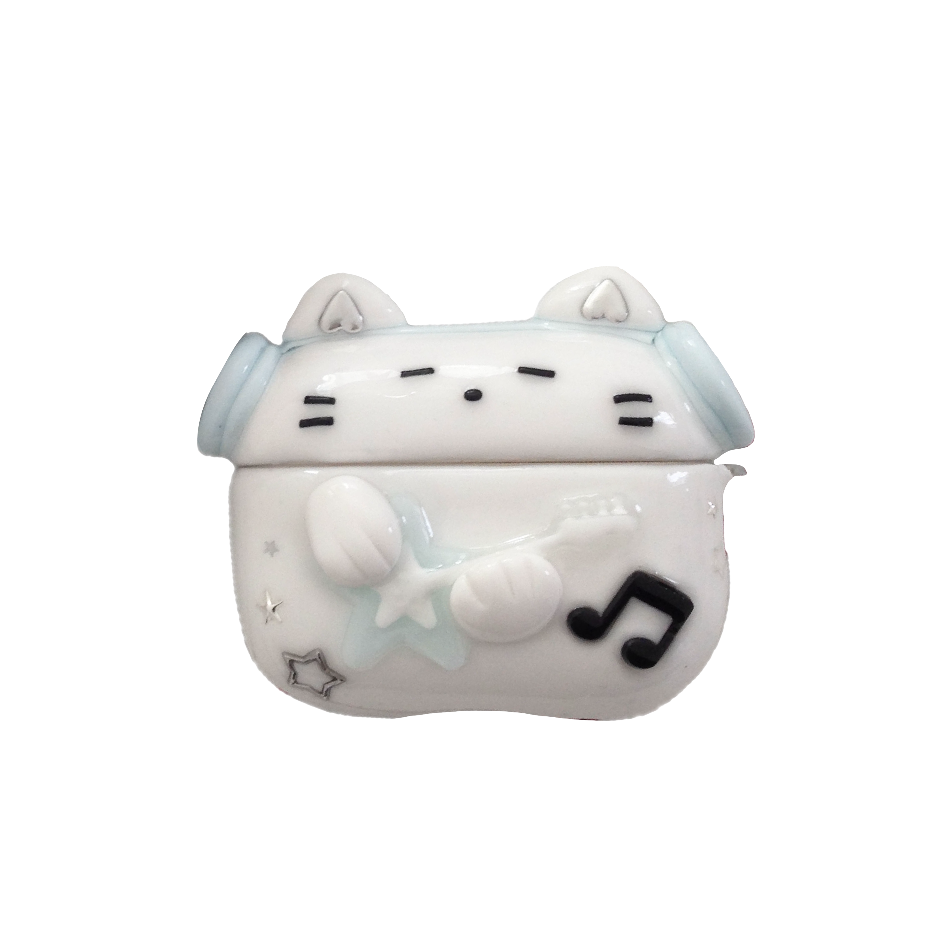 Rockstar Cat AirPods Case