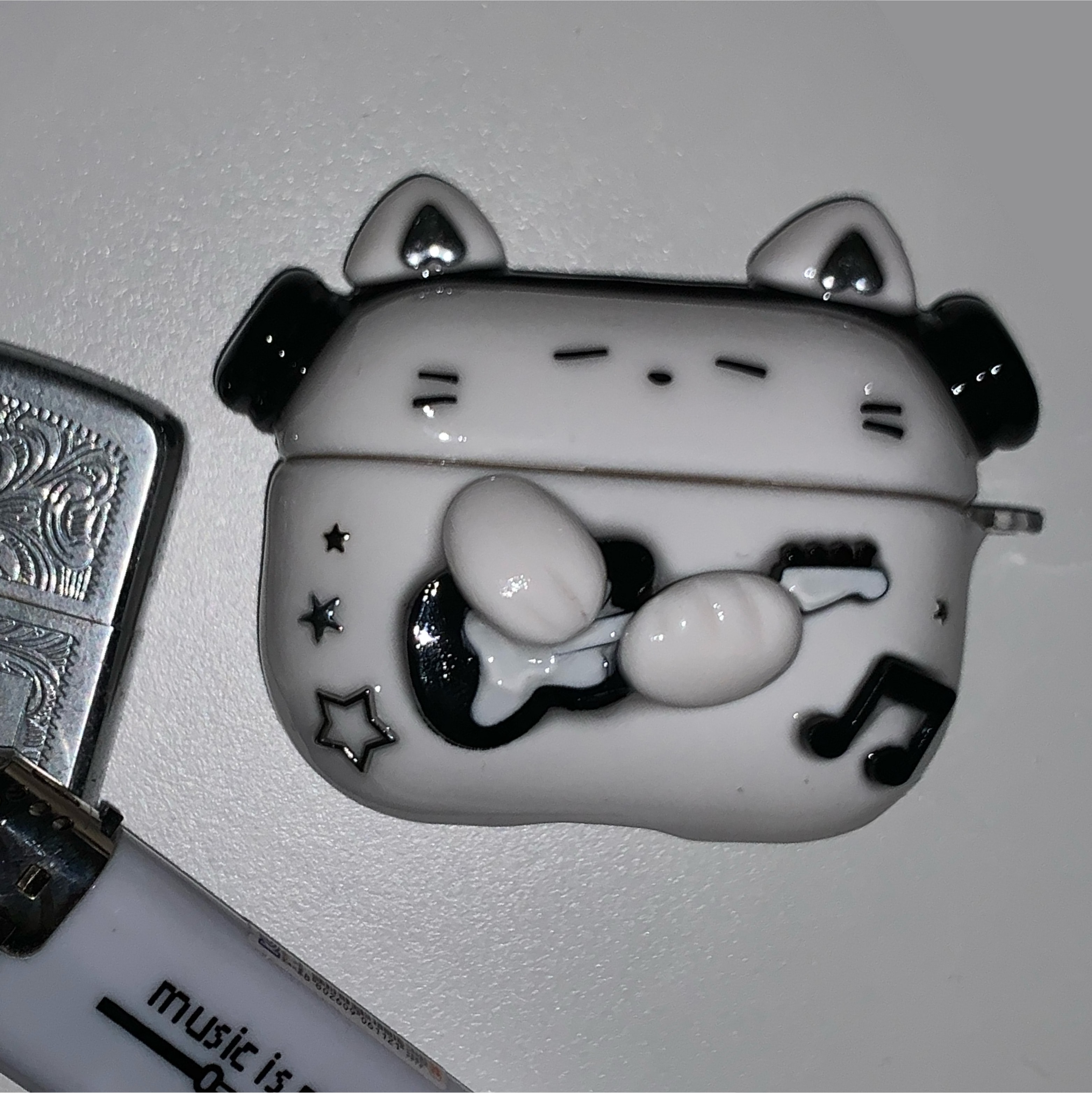 Rockstar Cat AirPods Case 2