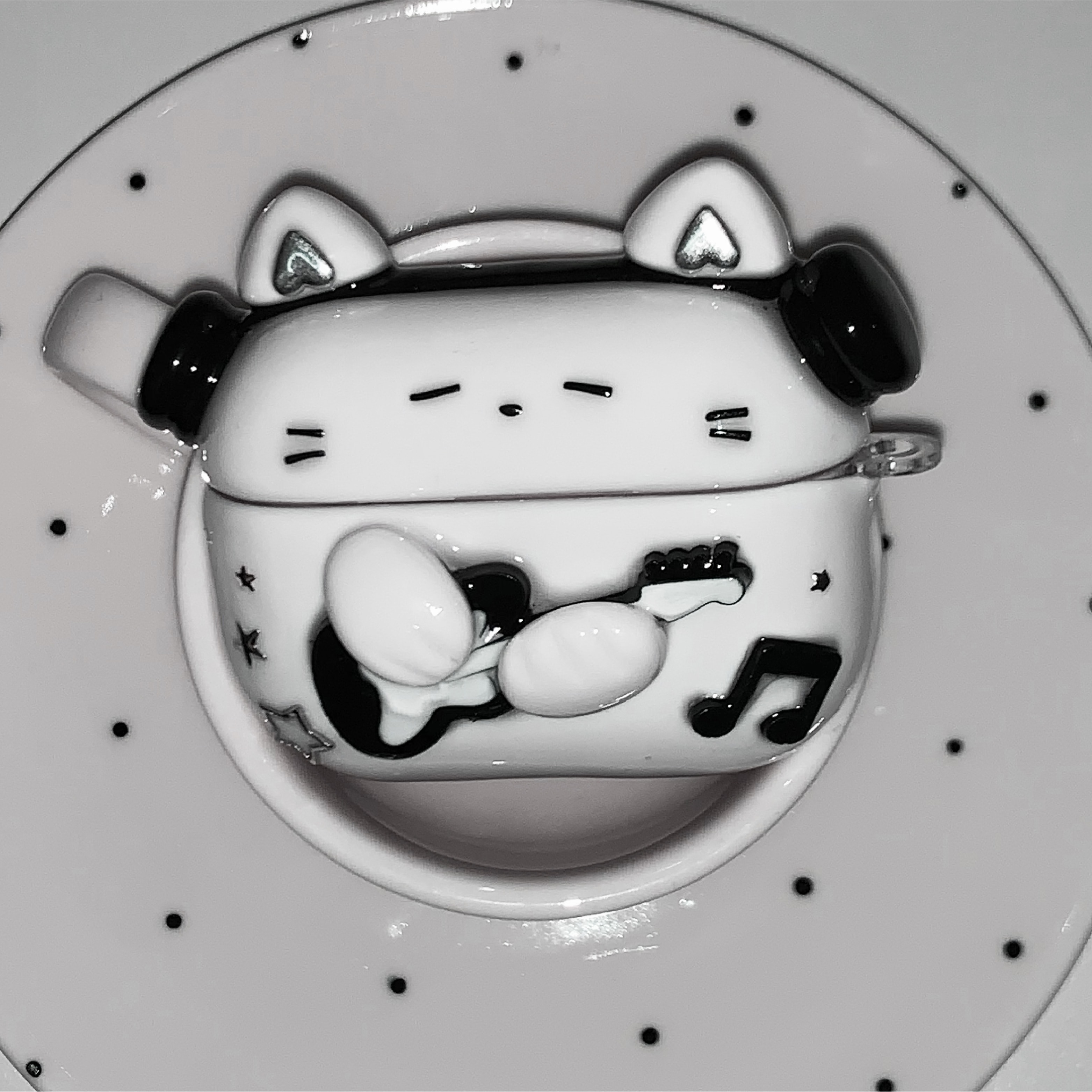 Rockstar Cat AirPods Case 2