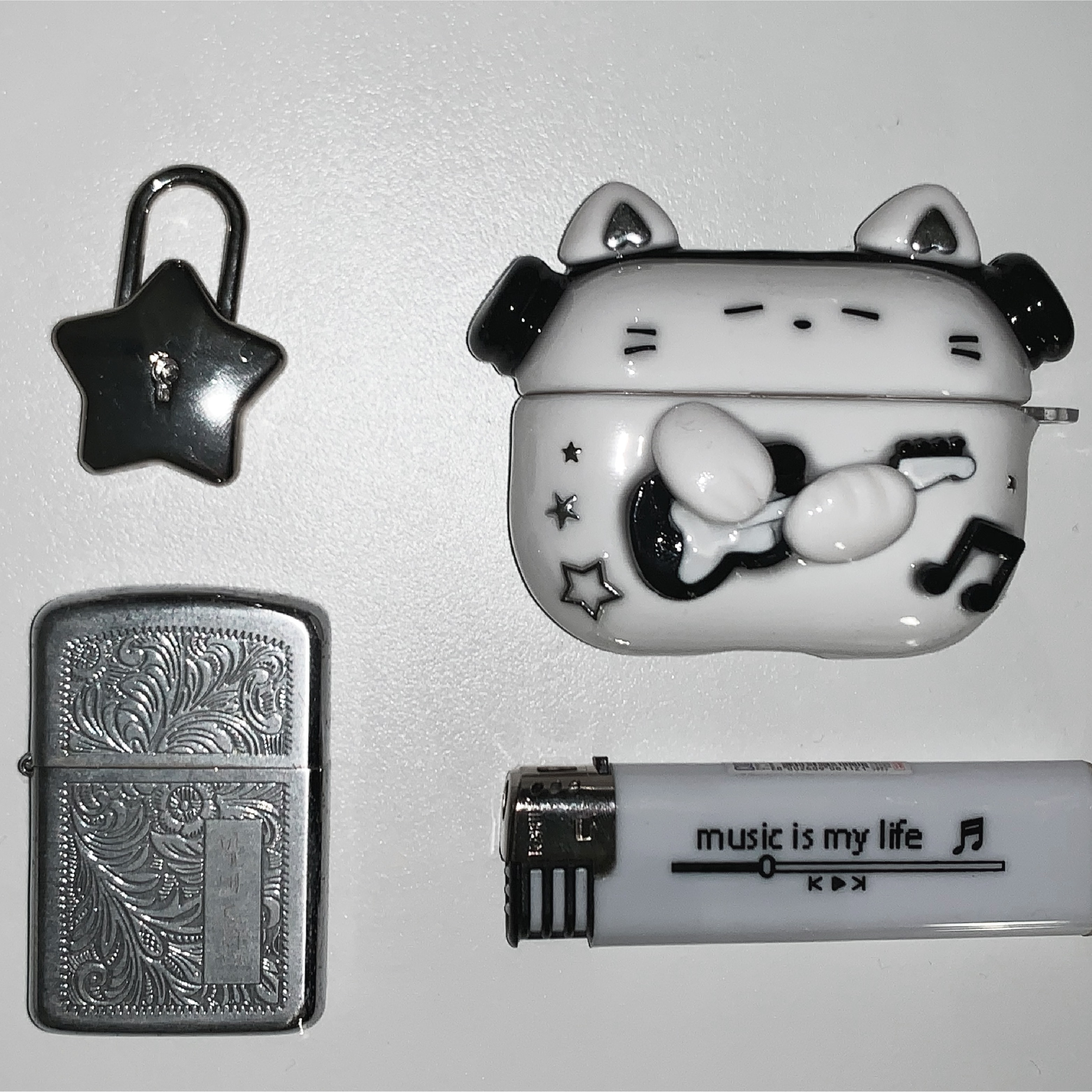 Rockstar Cat AirPods Case 2