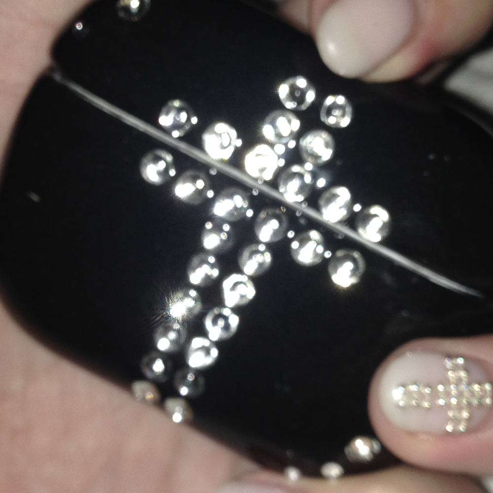 Crystal Cross AirPods Case
