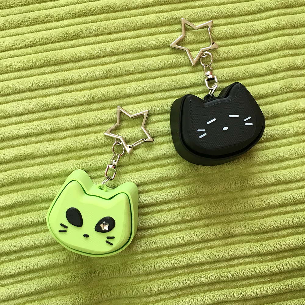 고양이 클릭커 키링