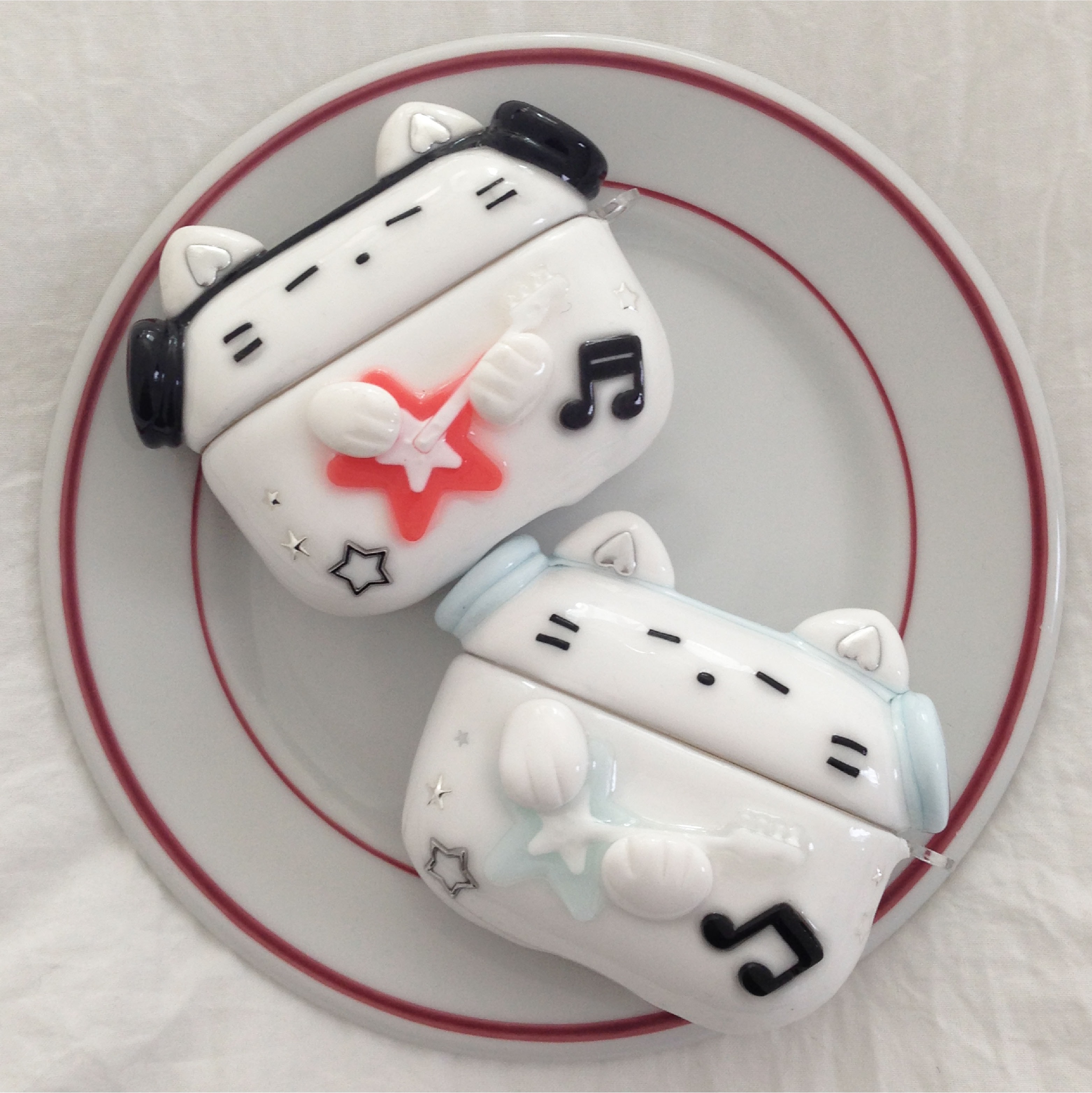 Rockstar Cat AirPods Case