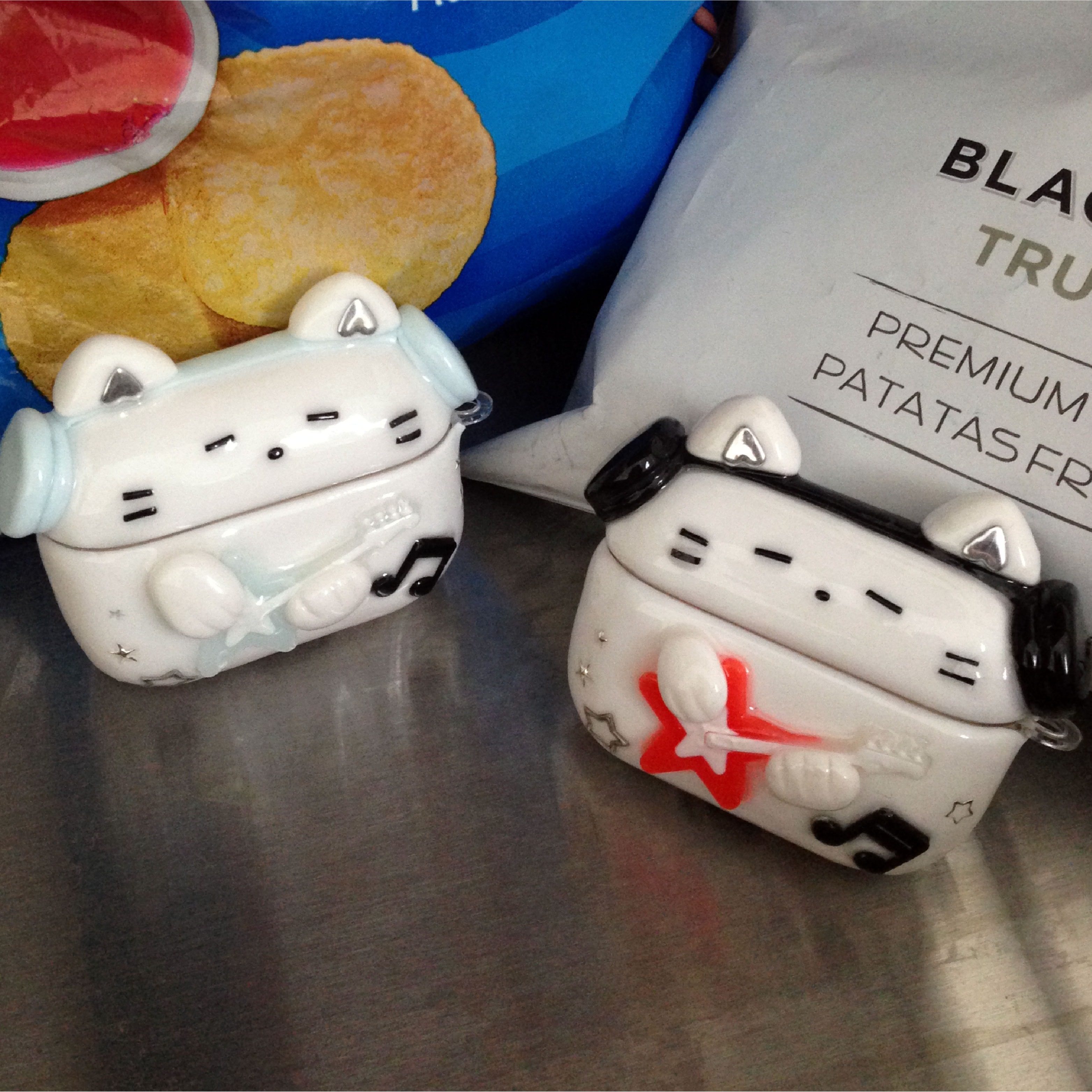 Rockstar Cat AirPods Case