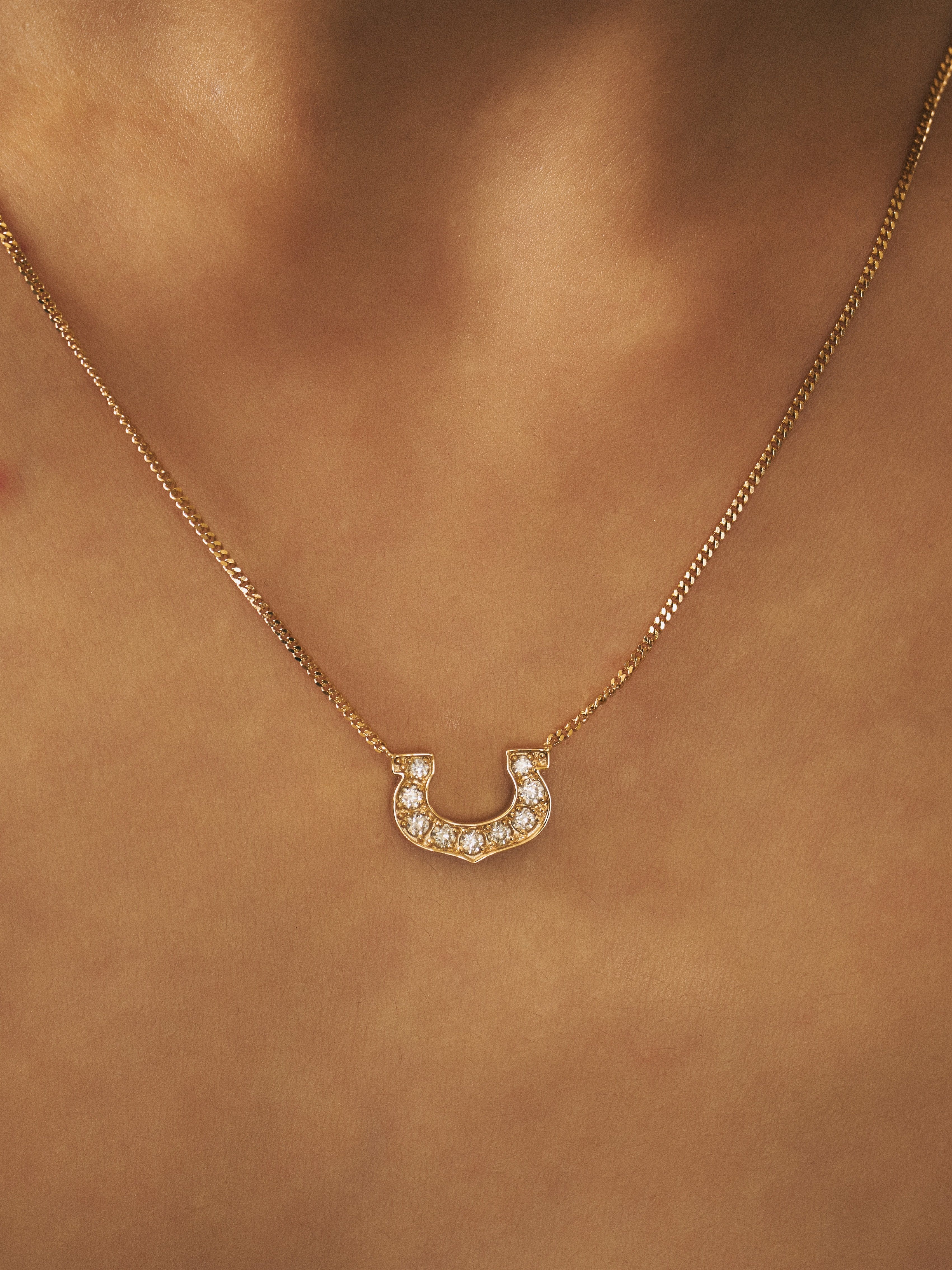 HOOF CUBIC NECKLACE - M