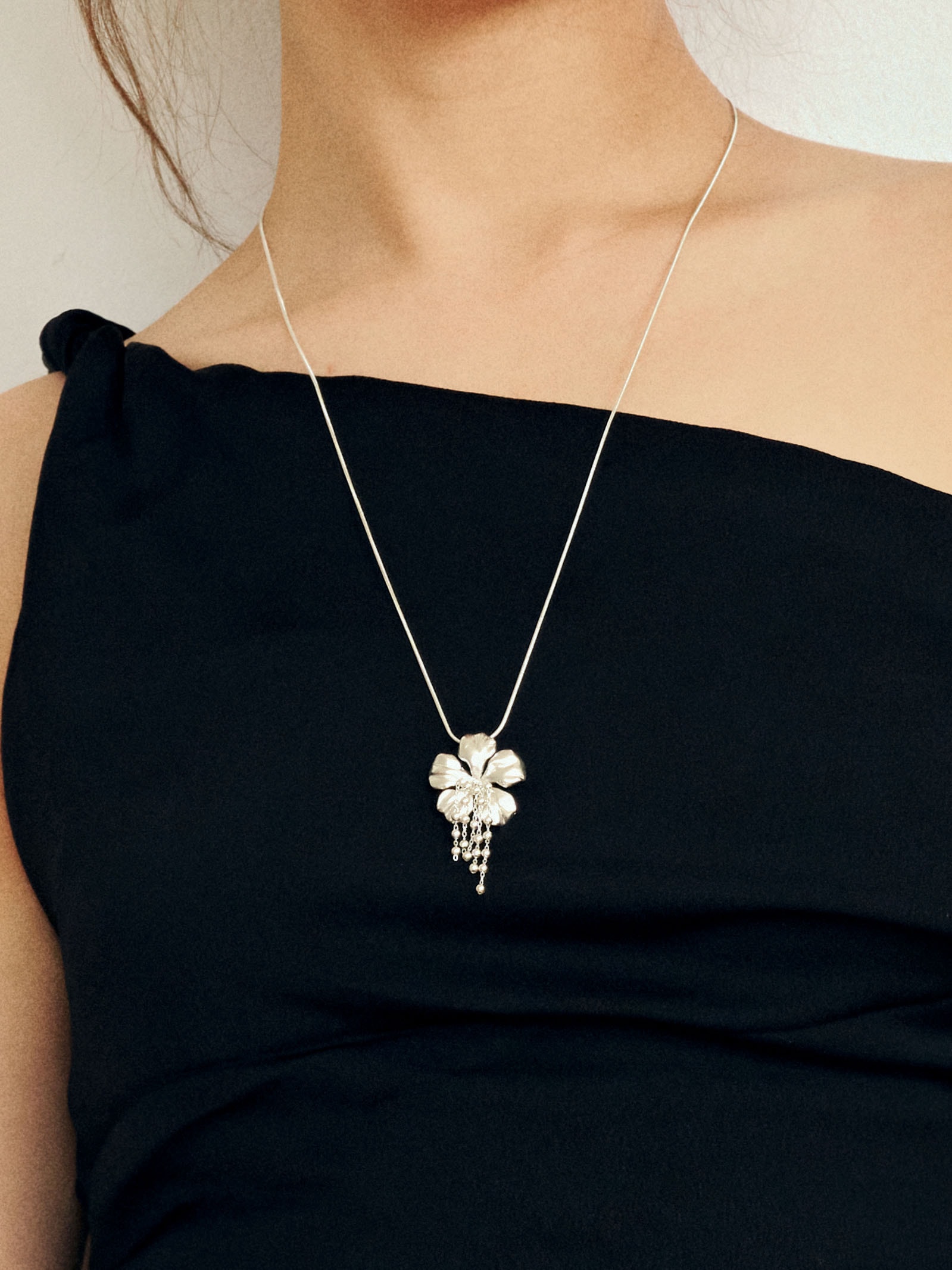ALOALO SLIM NECKLACE [ L ]