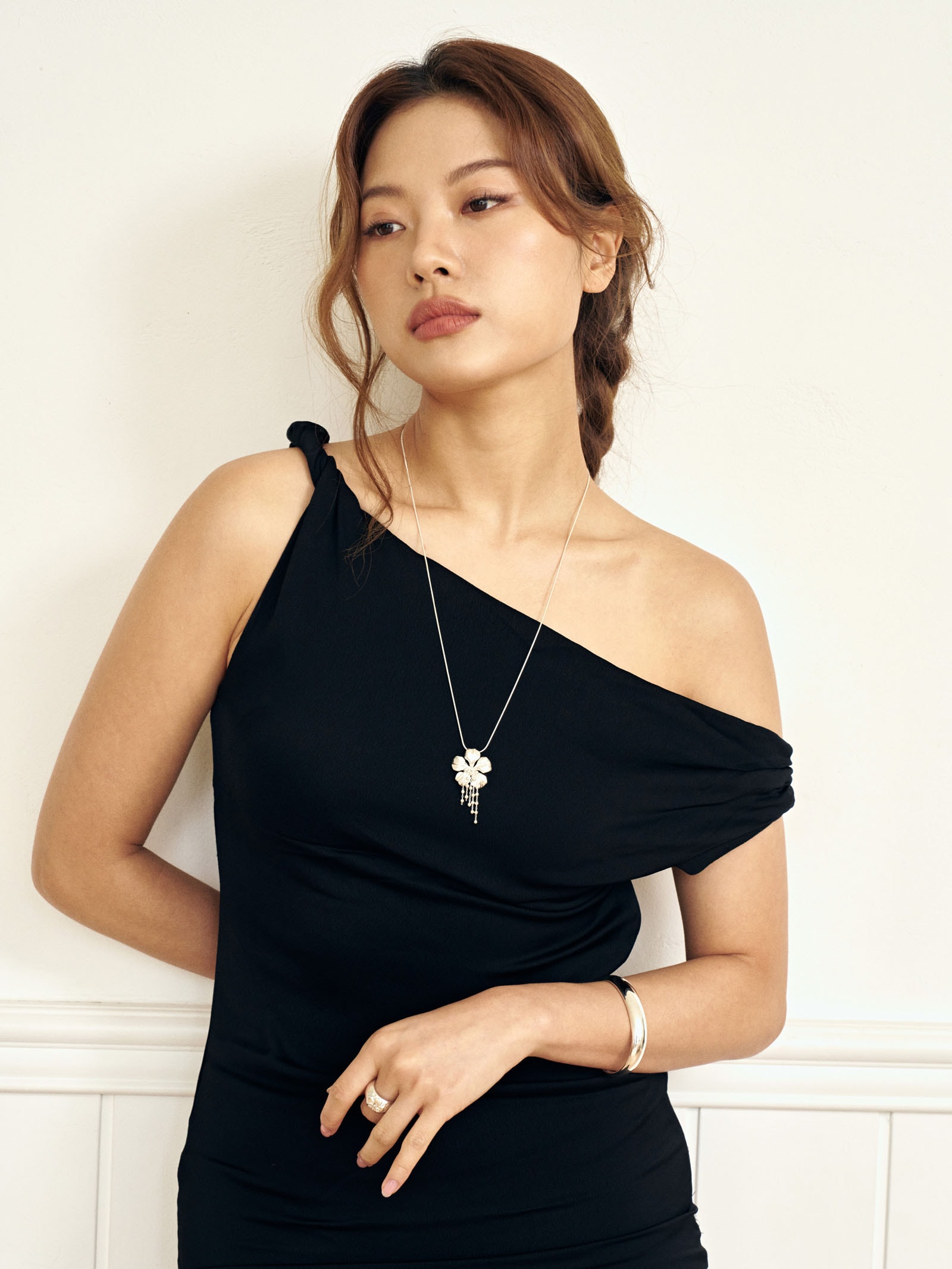 ALOALO SLIM NECKLACE [ L ]