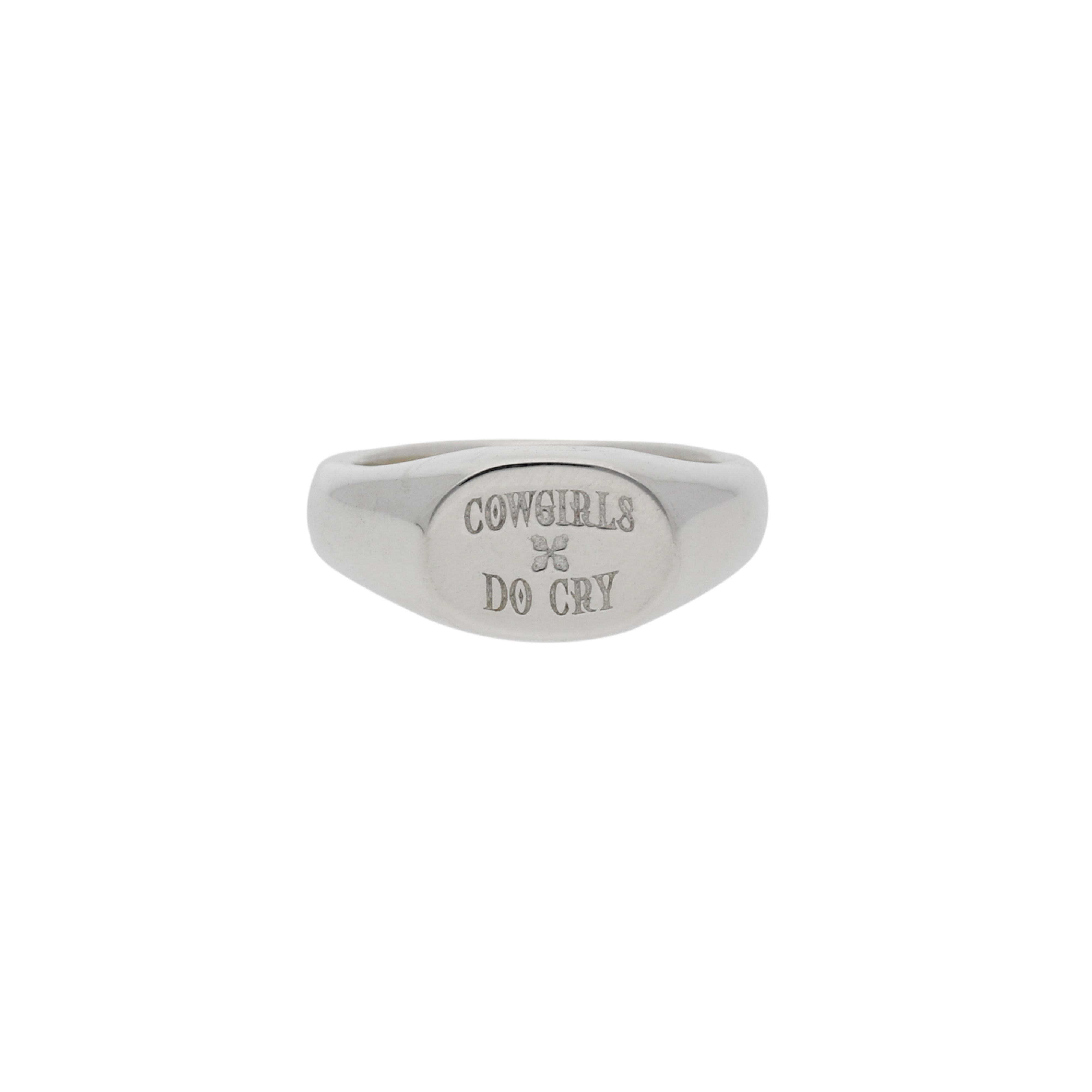 COWGIRLS DO CRY SIGNET RING