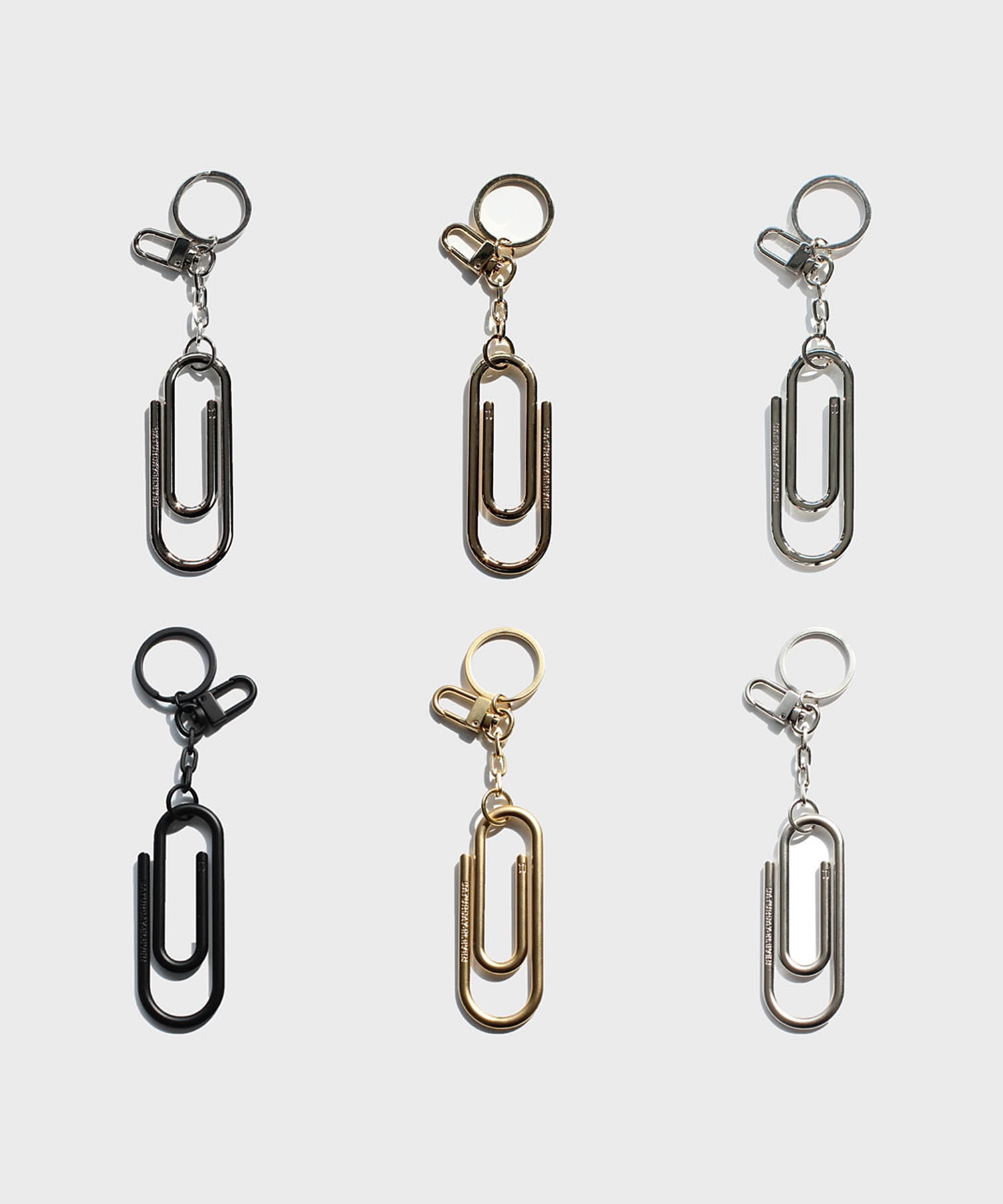 BIG PAPER CLIP KEY-RING S