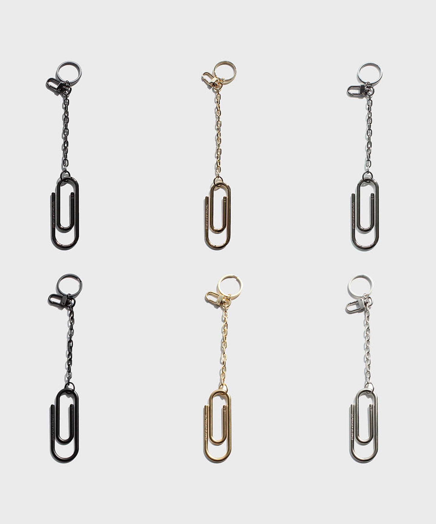BIG PAPER CLIP KEY-RING L