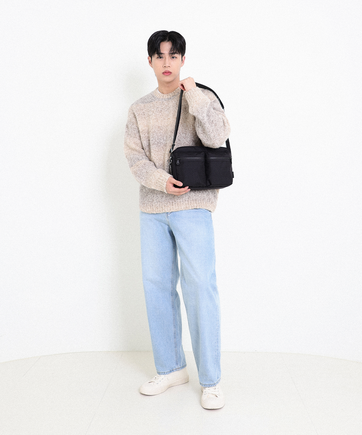 NO.29 RAR 2-POCKET CROSS BODY BAG + GIFT BOX(러브클립박스)