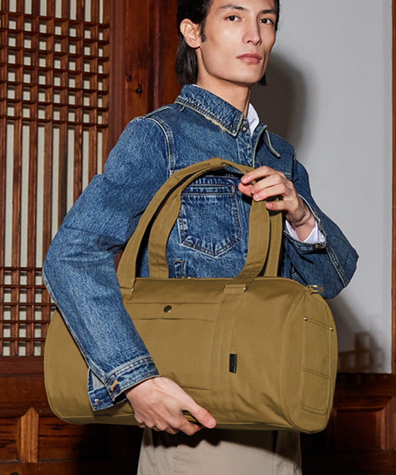 NO.12 W BOSTON BAG _ BROWN