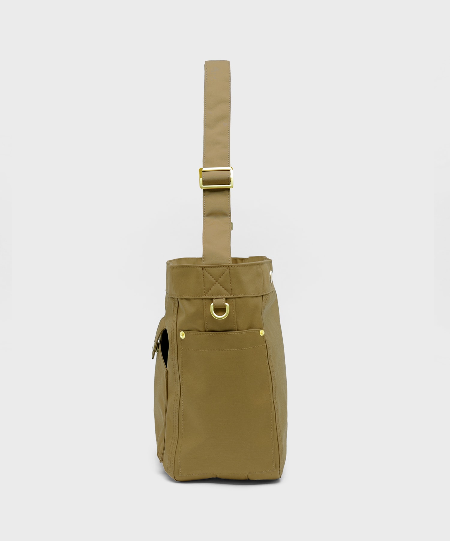 NO.11 W CROSS BODY BAG _ BROWN