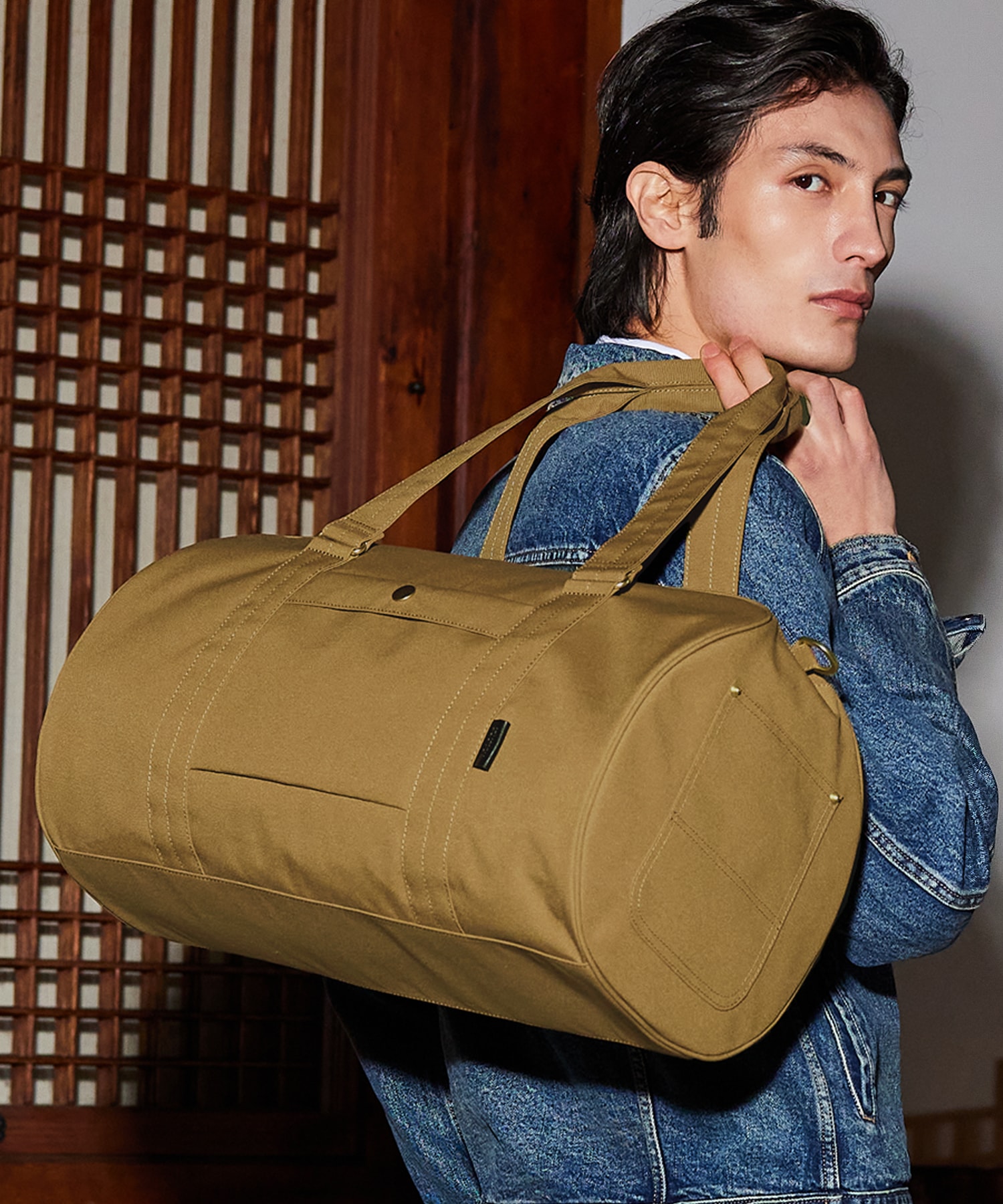 NO.12 W BOSTON BAG _ BROWN
