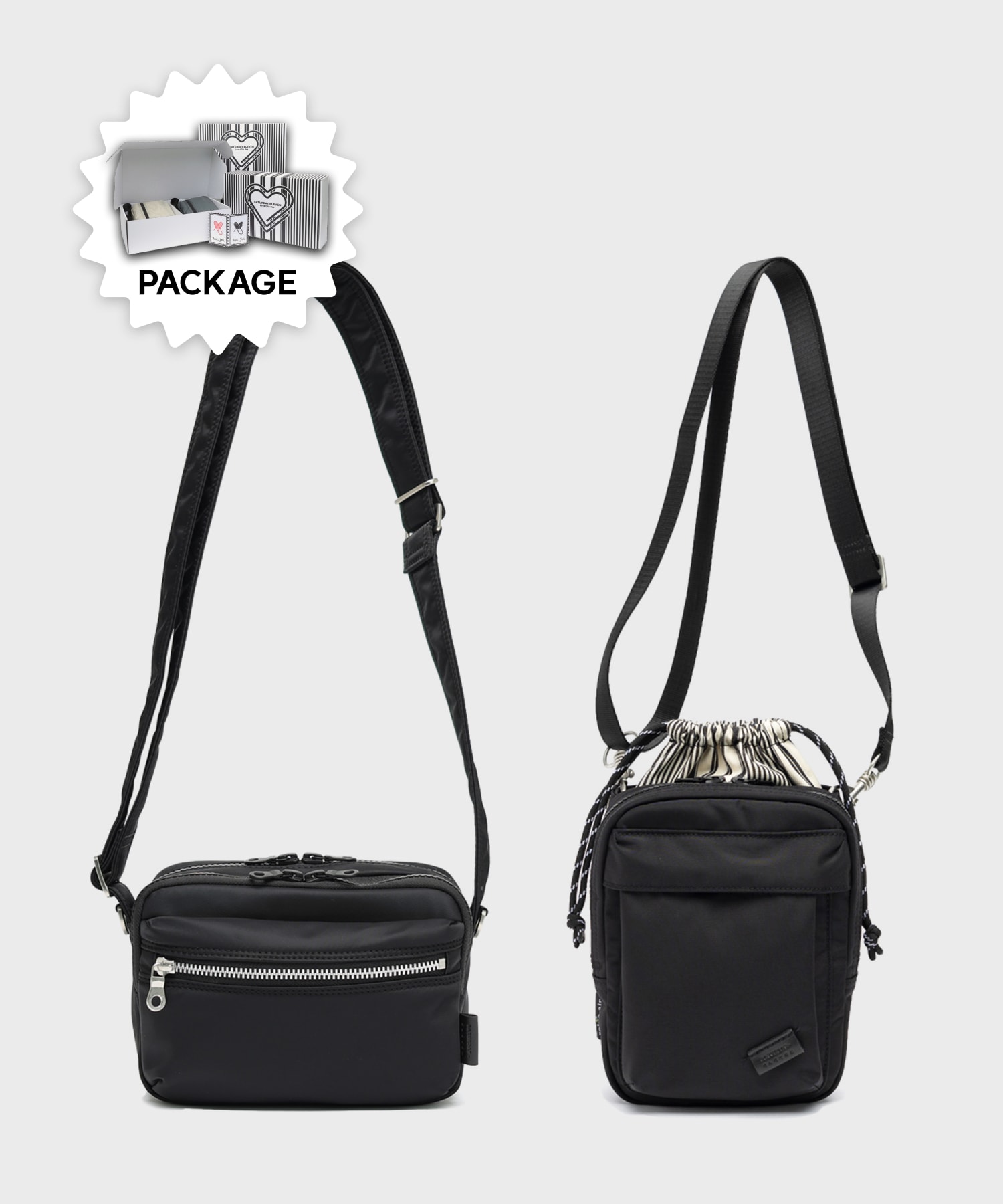 [2-PACK] NO.27 NO.28 CROSS BAG + GIFT BOX(러브클립박스)