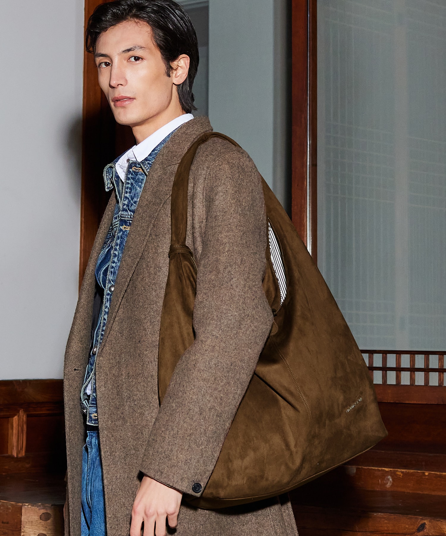 NO.51 BROOKLYN SHOULDER BAG _ BROWN