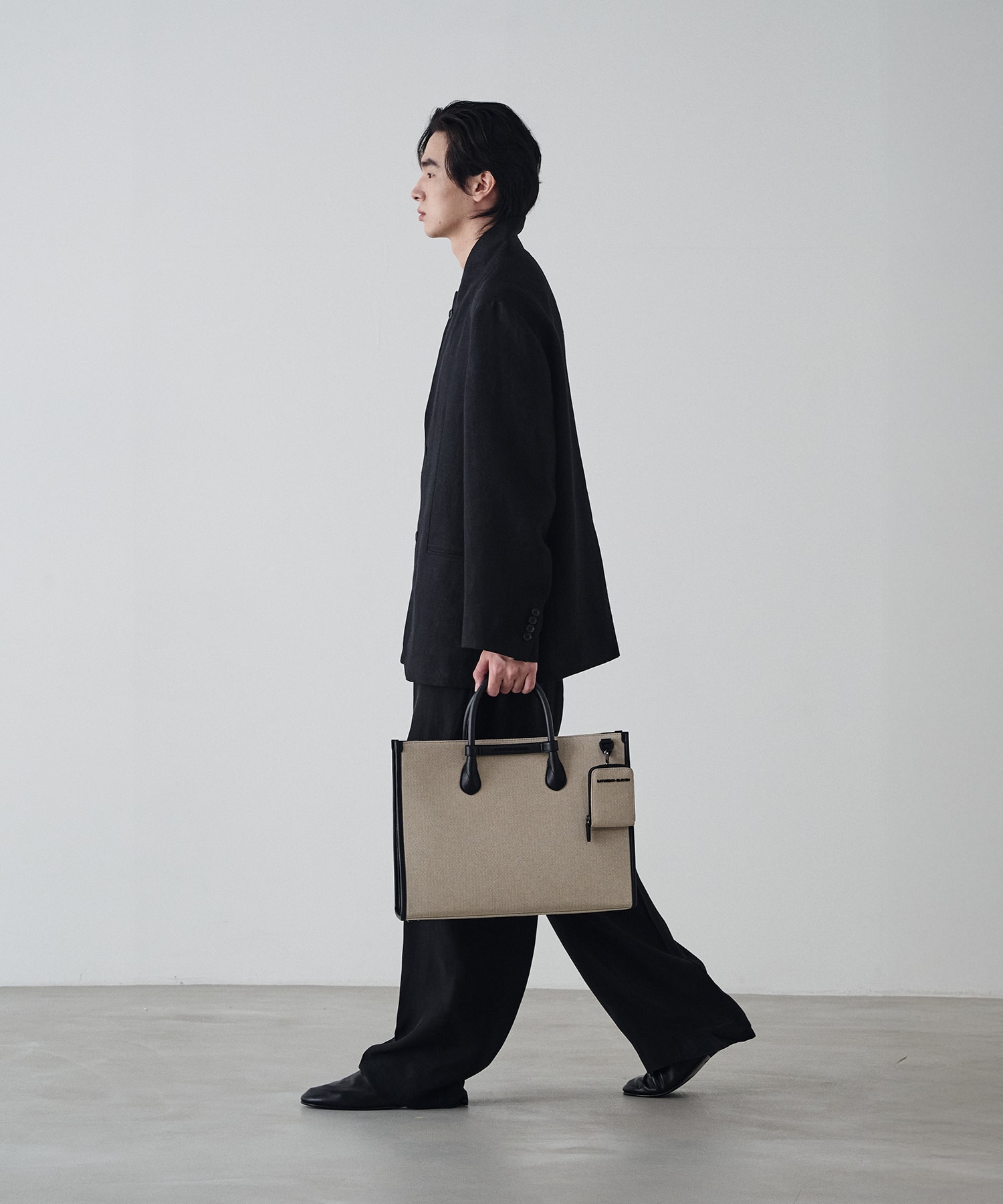 NO.6 HERRINGBONE BRIDGE TOTE