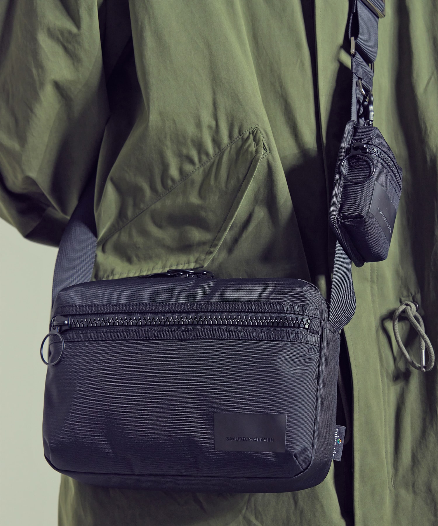 [2-PACK] NO.23 ROBIC AIR CROSS BODY BAG + GIFT BOX(러브클립박스)