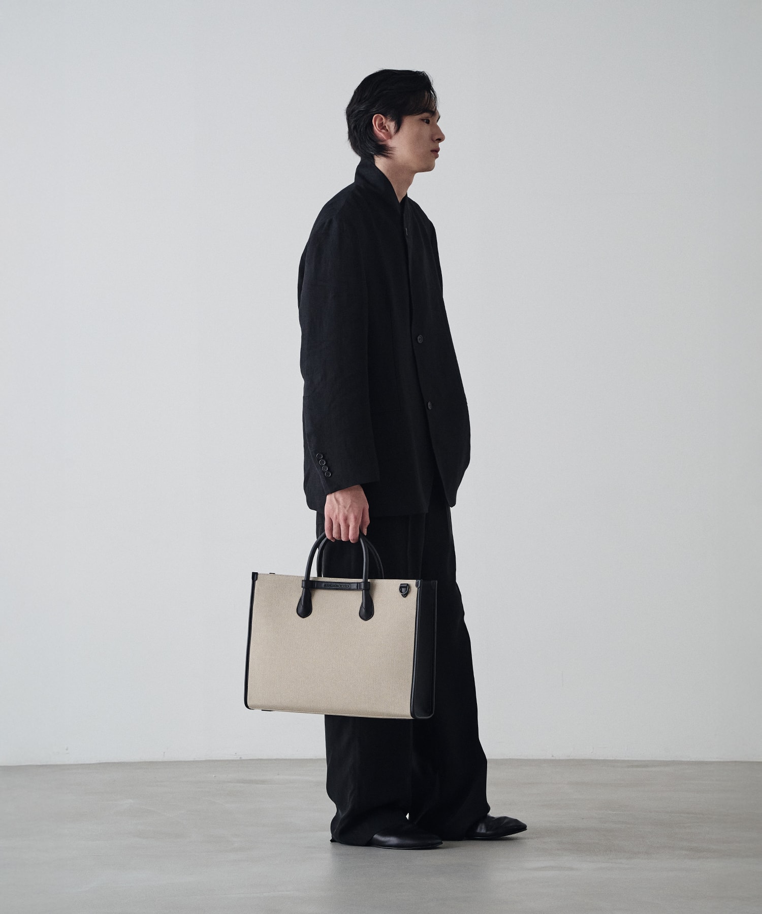 NO.6 HERRINGBONE BRIDGE TOTE