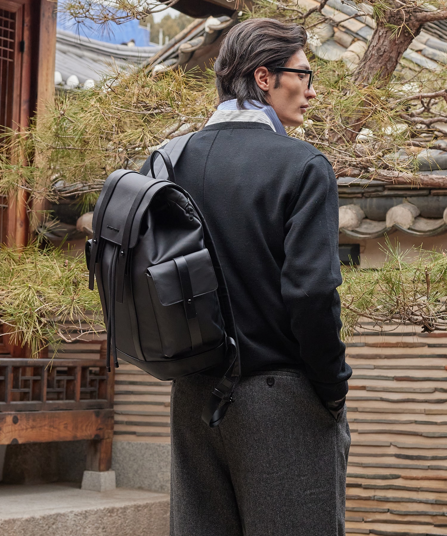 NO.1 RIALTO BACKPACK _ BLACK