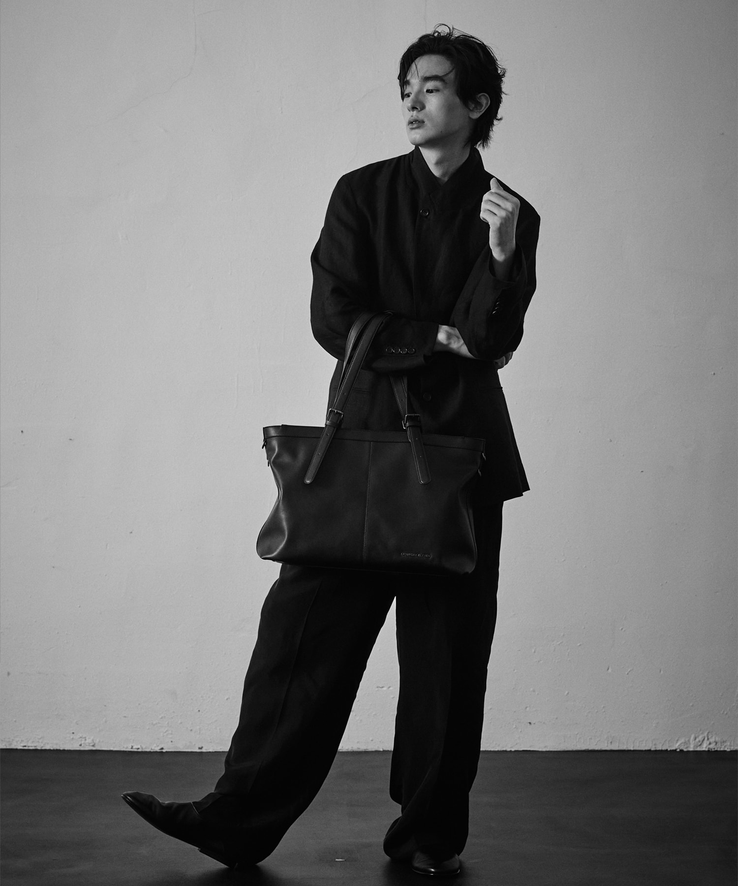 NO.56 CAPILA TOTE BAG_BLACK