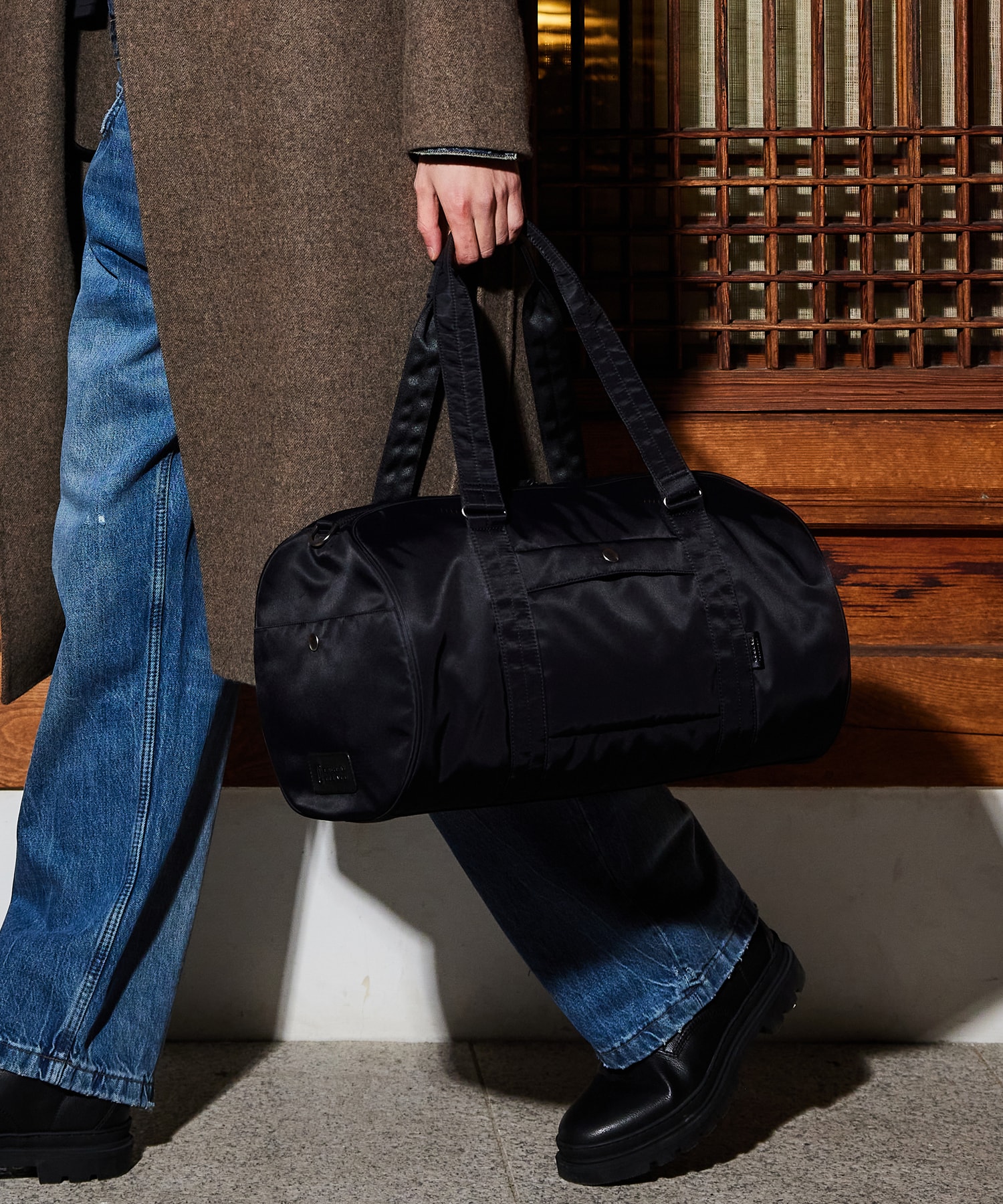 NO.12 U BOSTON BAG _ BLACK