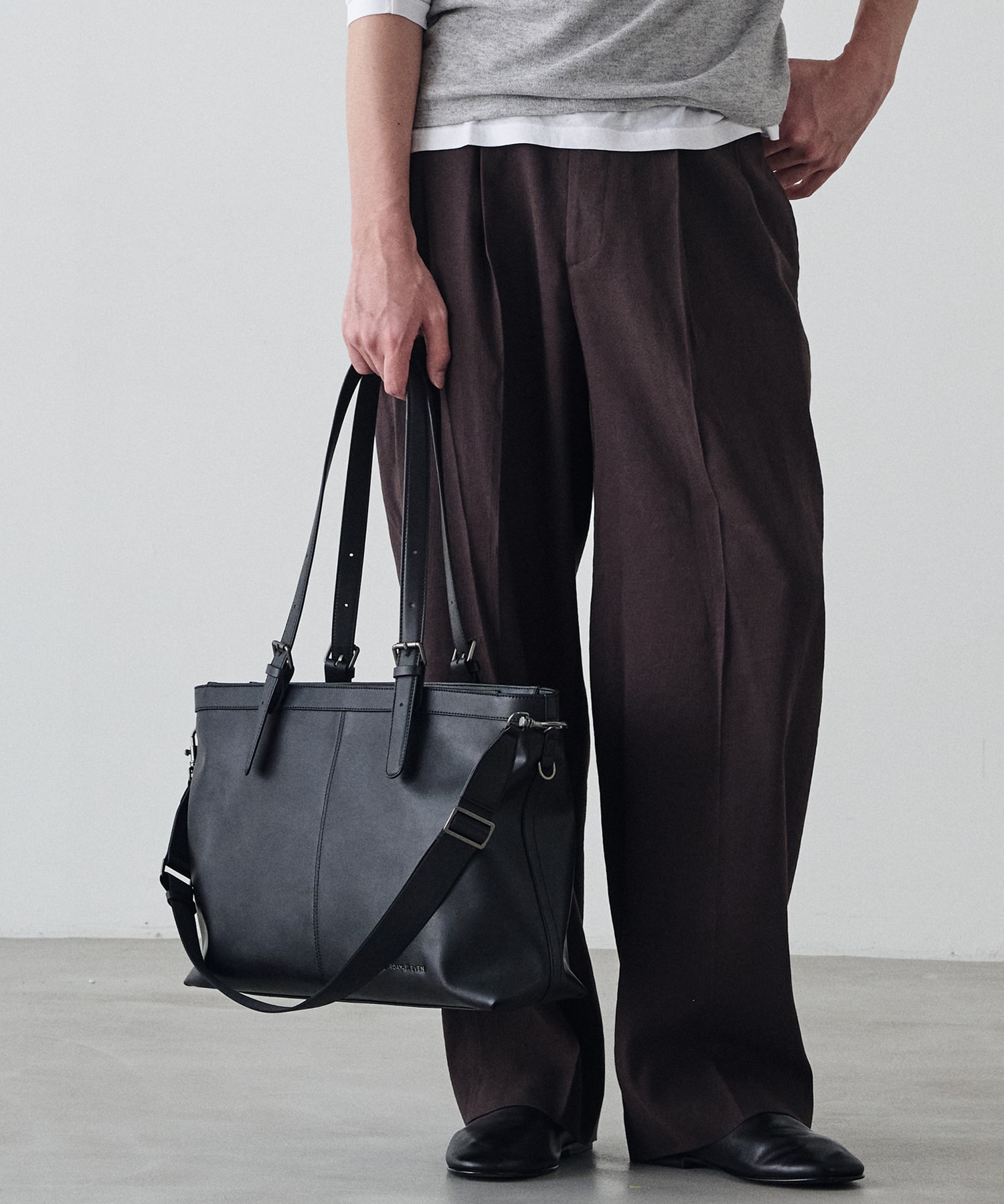 NO.56 CAPILA TOTE BAG_BLACK