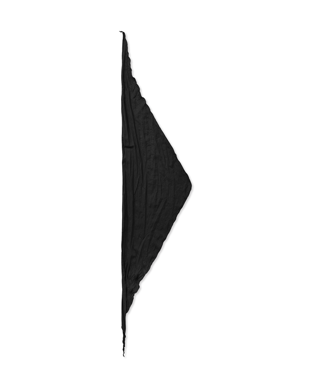 Creased Scarf, Black