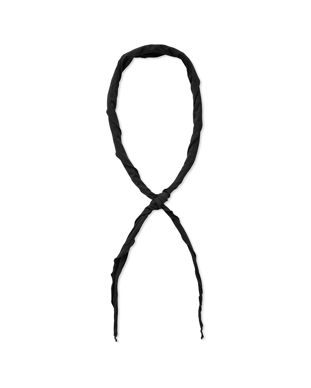 Creased Scarf, Black