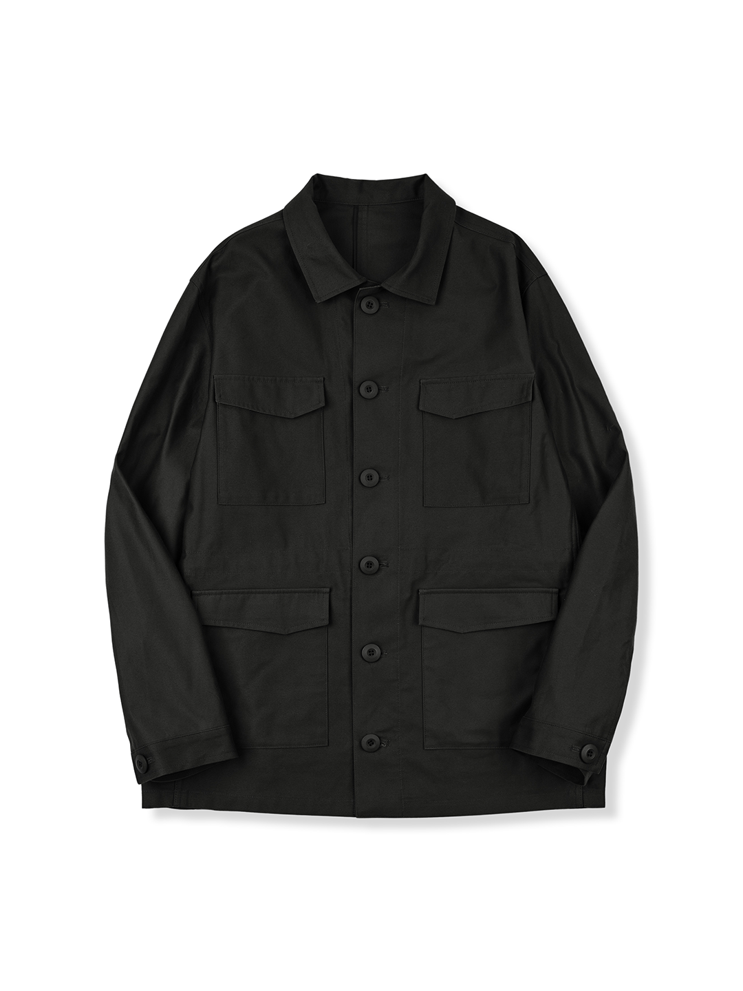Moleskin Field Jacket, Black