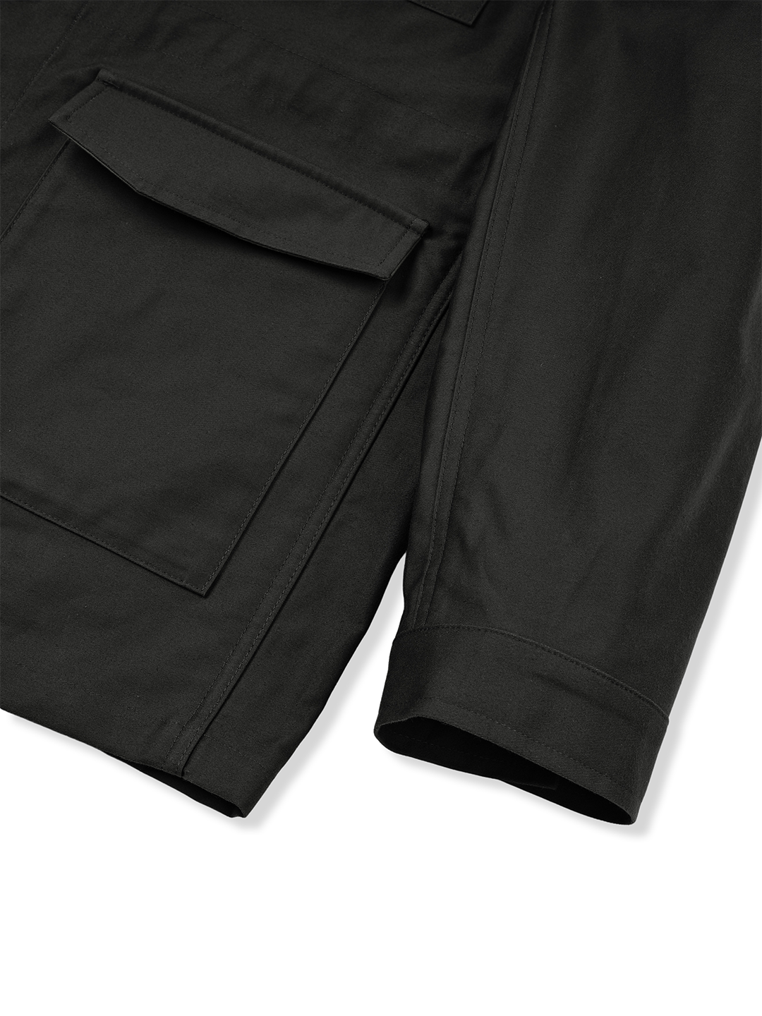 Moleskin Field Jacket, Black