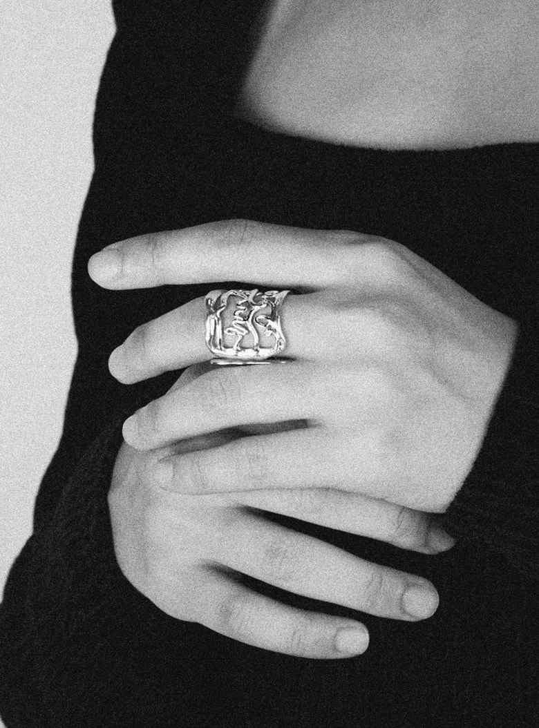 Papyrus Book Open Ring