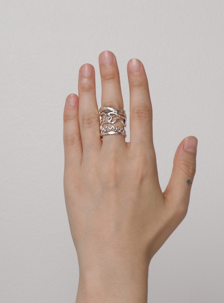 Papyrus Book Open Ring