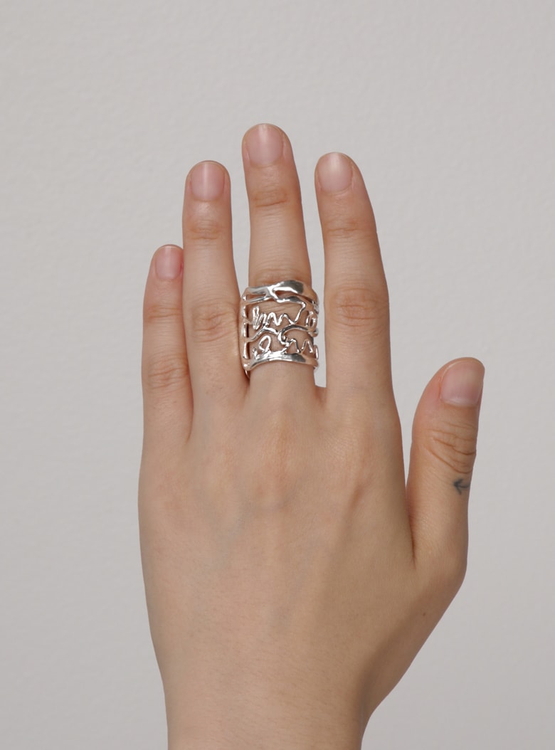Papyrus Book Open Ring