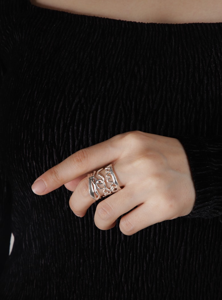 Papyrus Book Open Ring