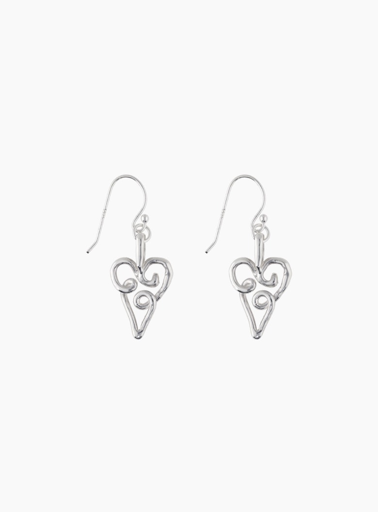 Papyrus Heart Earrings