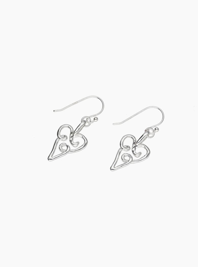 Papyrus Heart Earrings