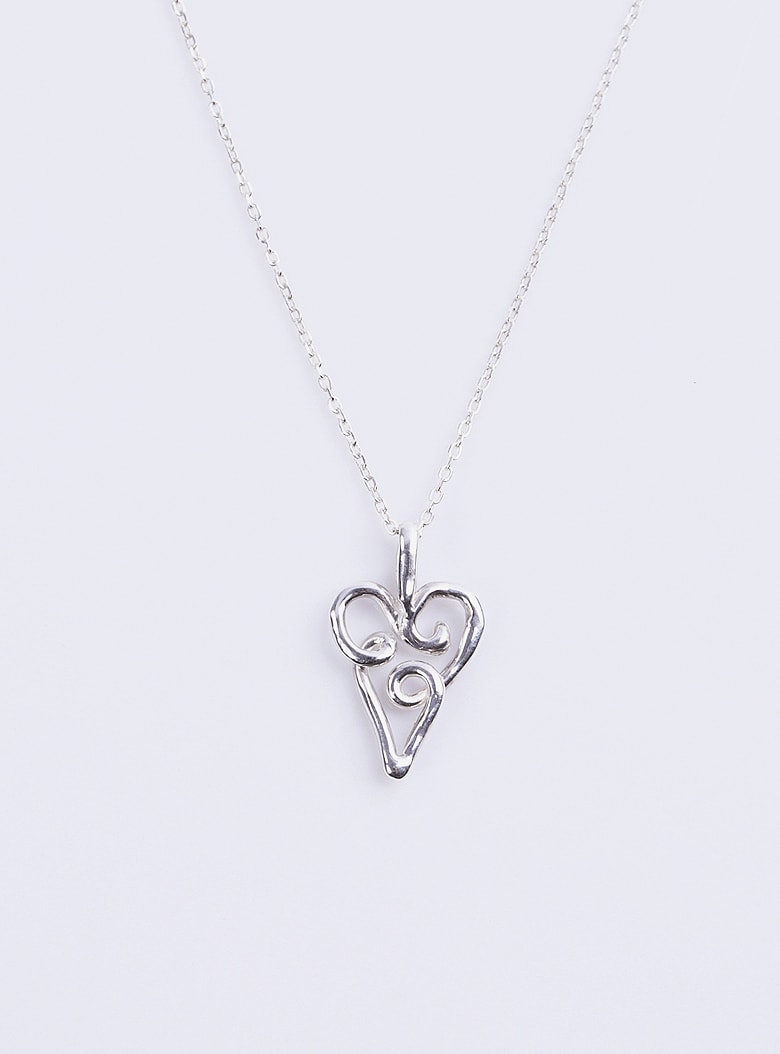 Papyrus Heart Pendant Necklace