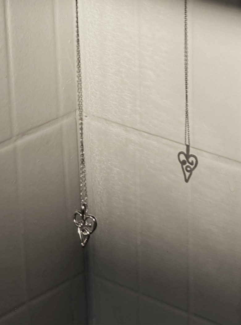 Papyrus Heart Pendant Necklace