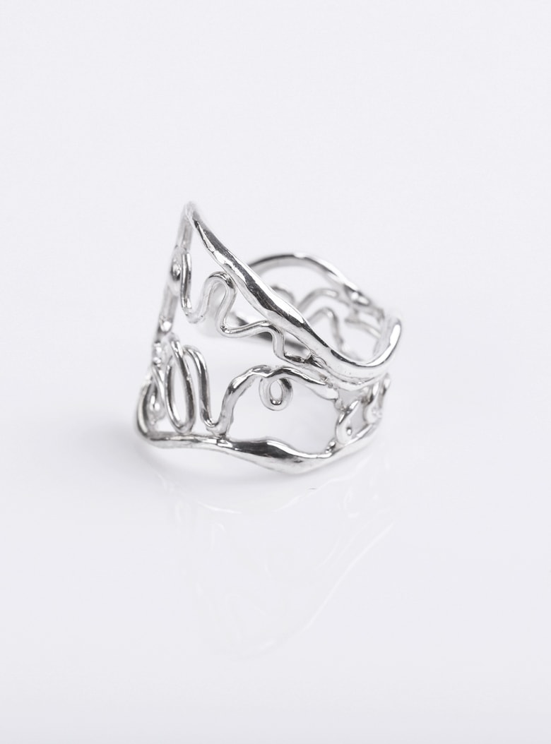 Papyrus Piece Open Ring