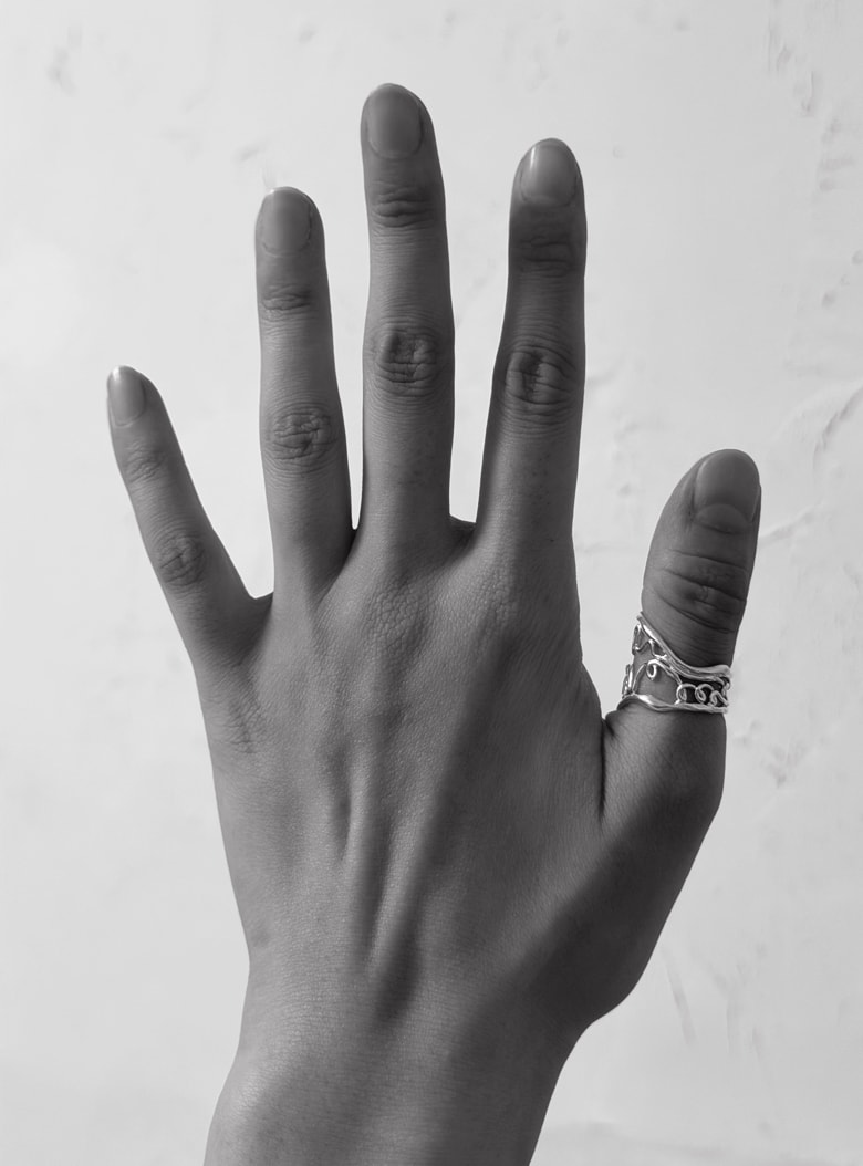 Papyrus Piece Open Ring