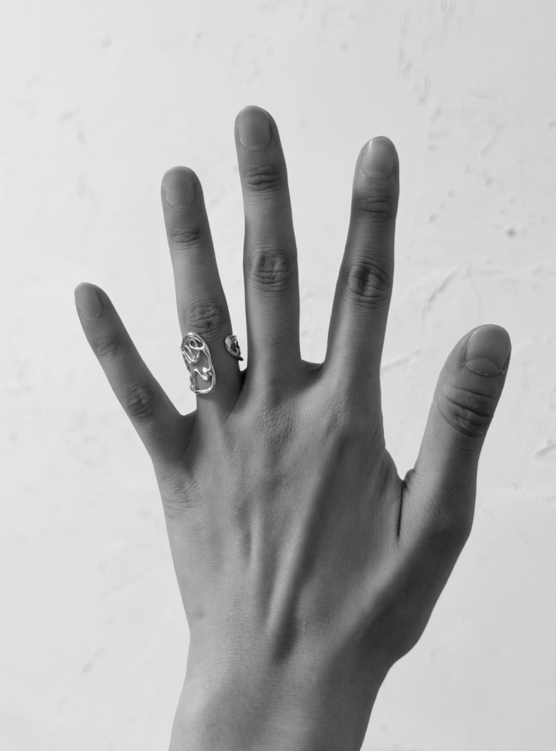 Papyrus Piece Open Ring