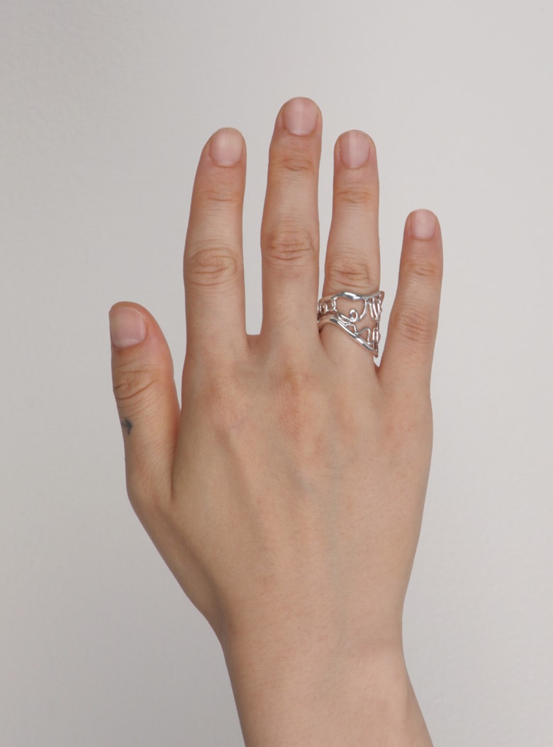 Papyrus Piece Open Ring