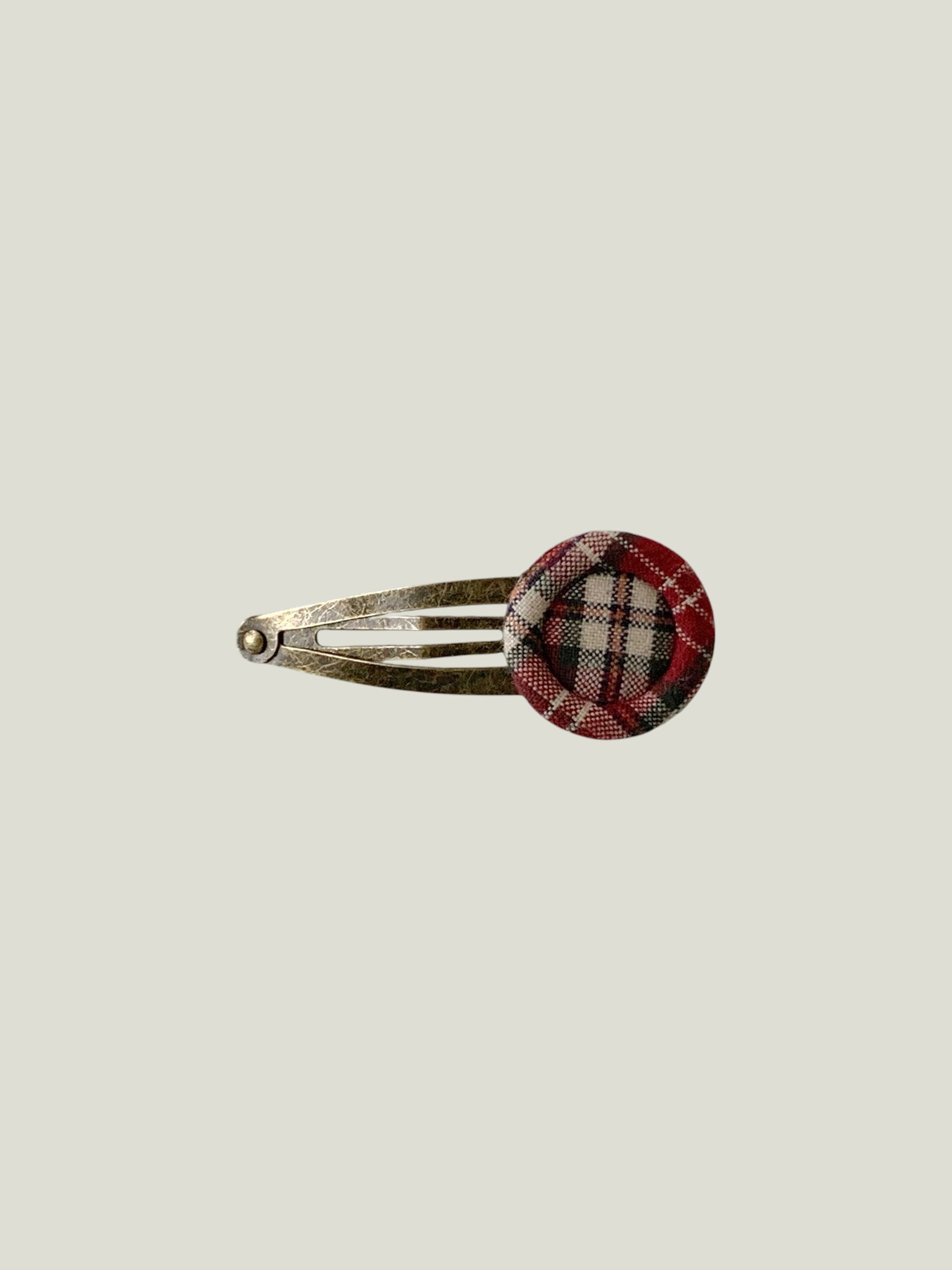 Holiday Tartan Hairpin