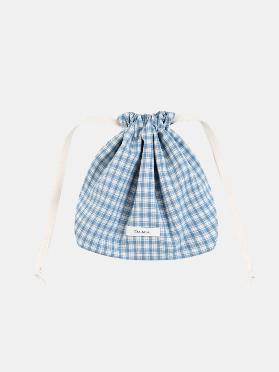 Blue Check Pouch