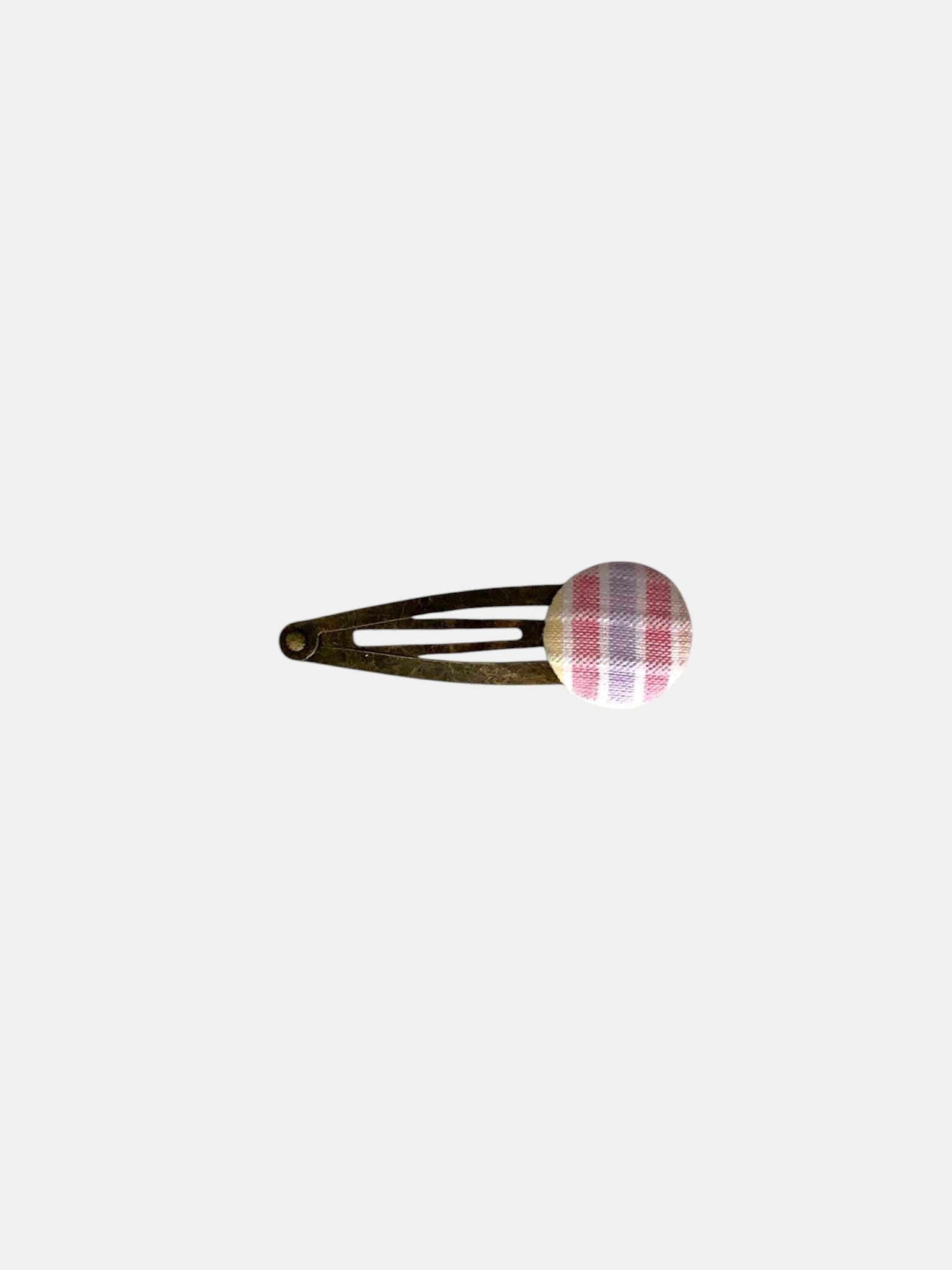 Lavender Check Hairpin