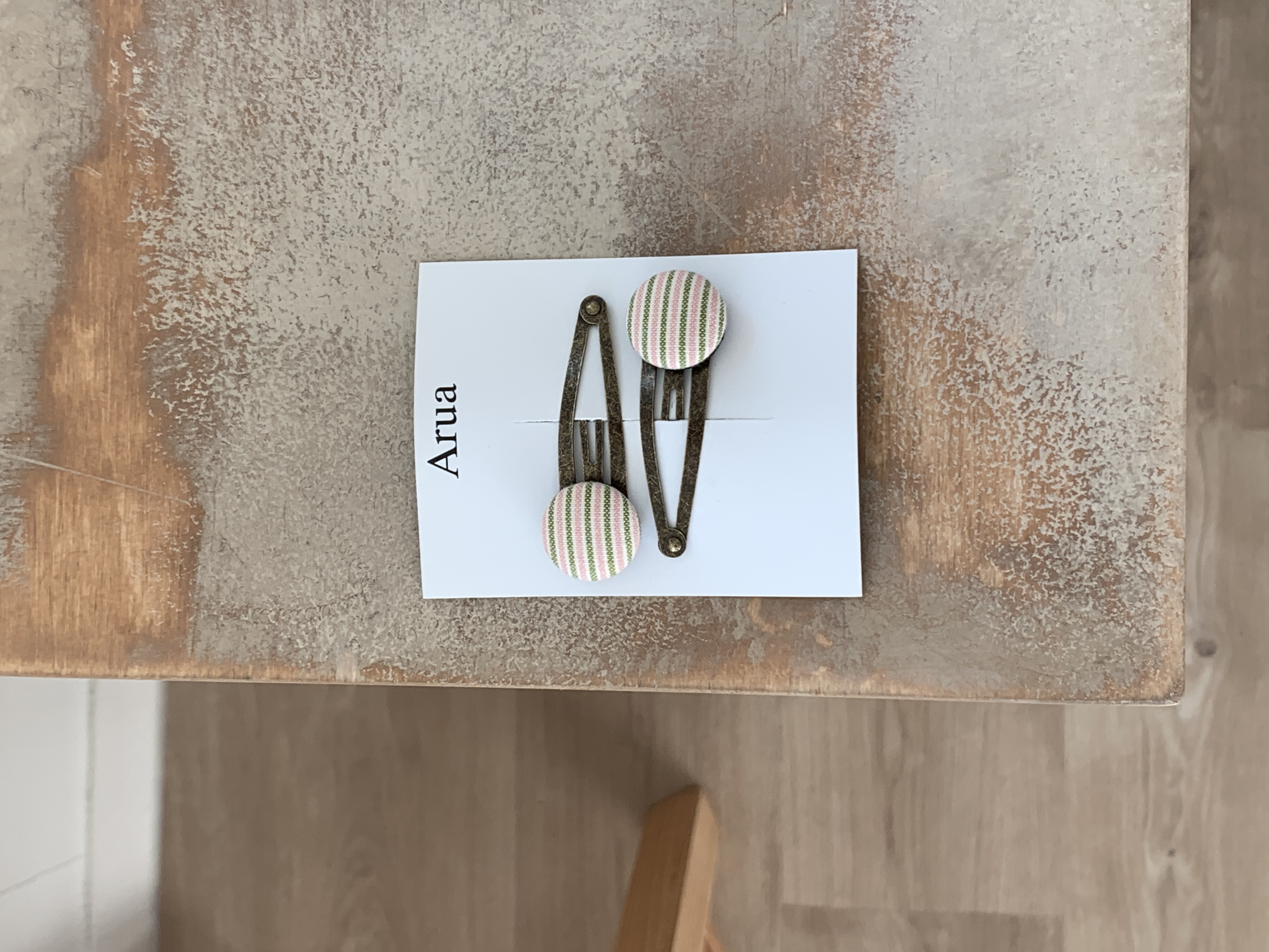 Sunday Stripe Hairpin - Blush