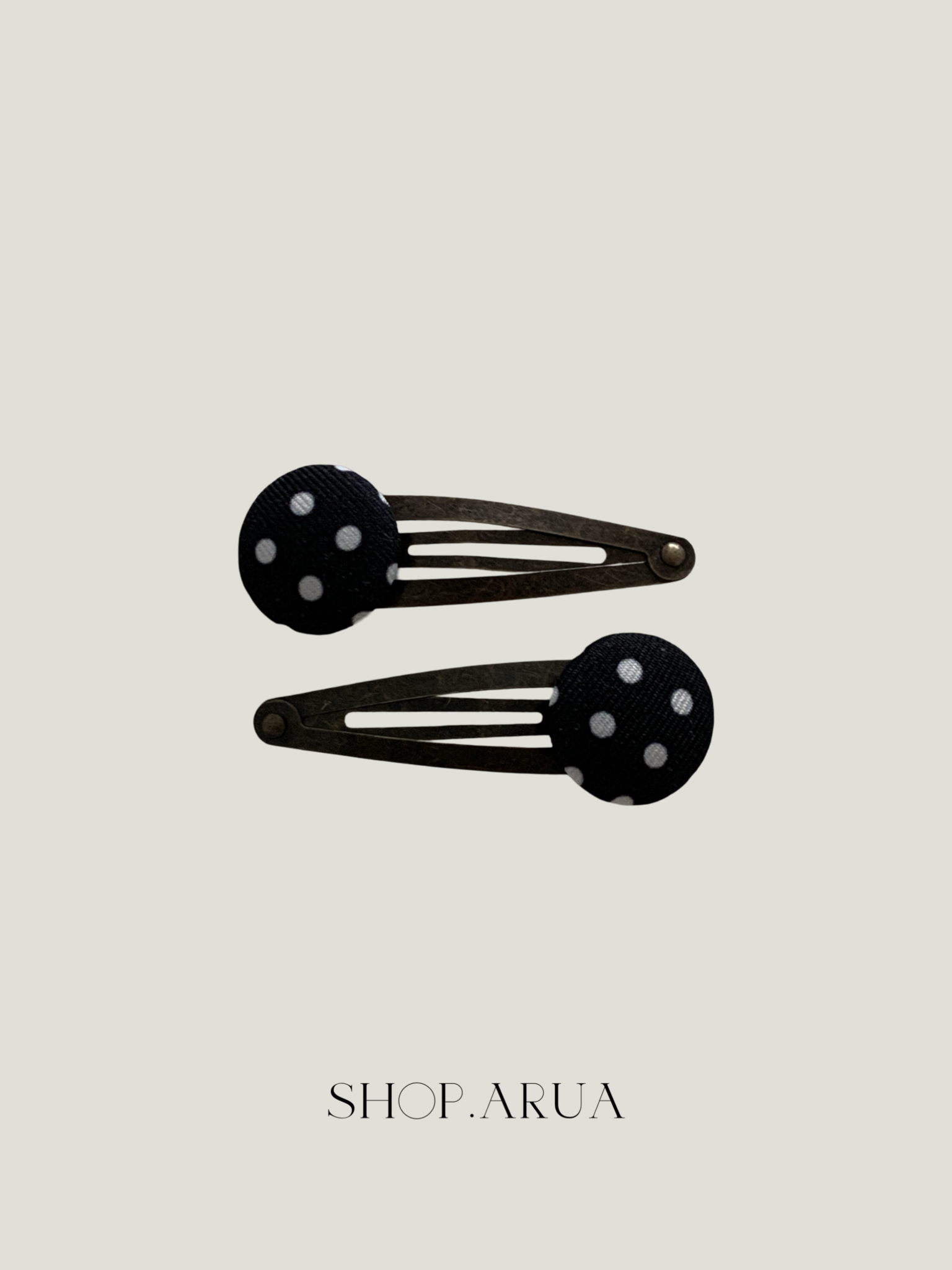 Classic Dot HairPin - Black