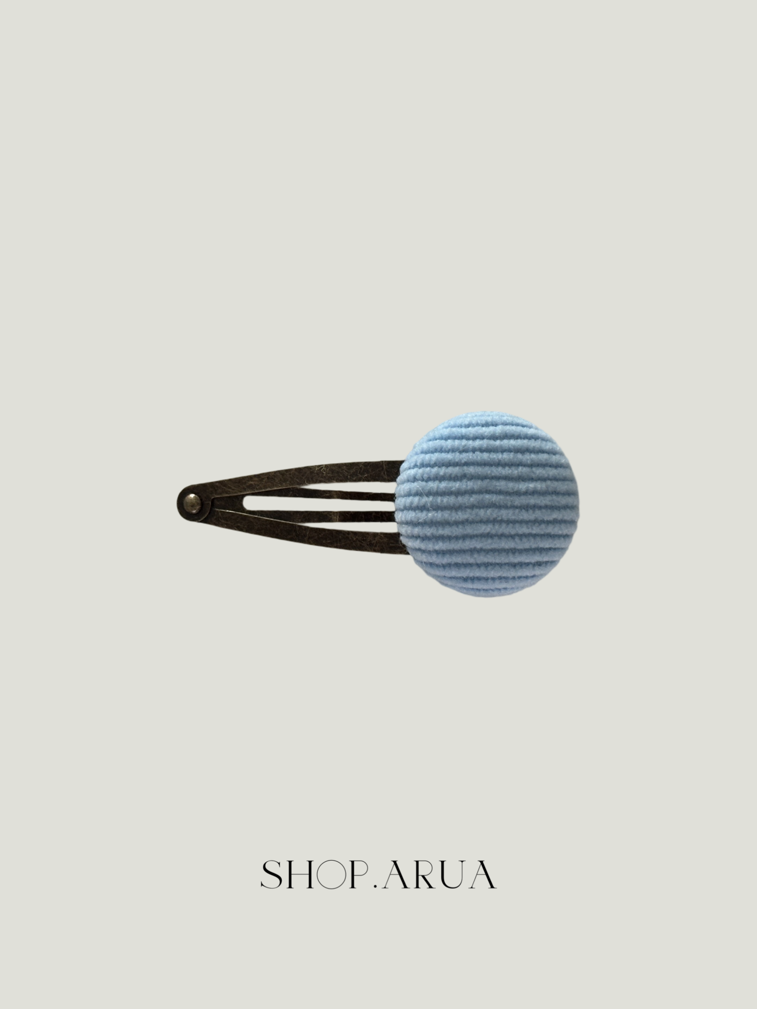 Autumn Corduroy Hairpin Ver.2 - Sky Blue